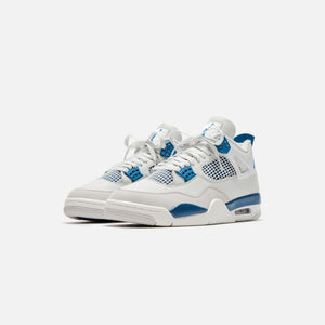 Nike Air Jordan 4 Retro - Off White / Military Blue / Neutral