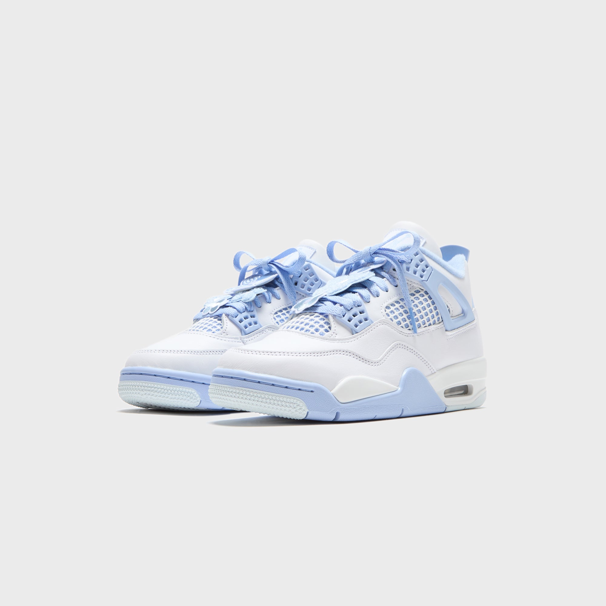 Jordan WMNS Air Jordan 4 Retro - White / Aluminum / Blue
