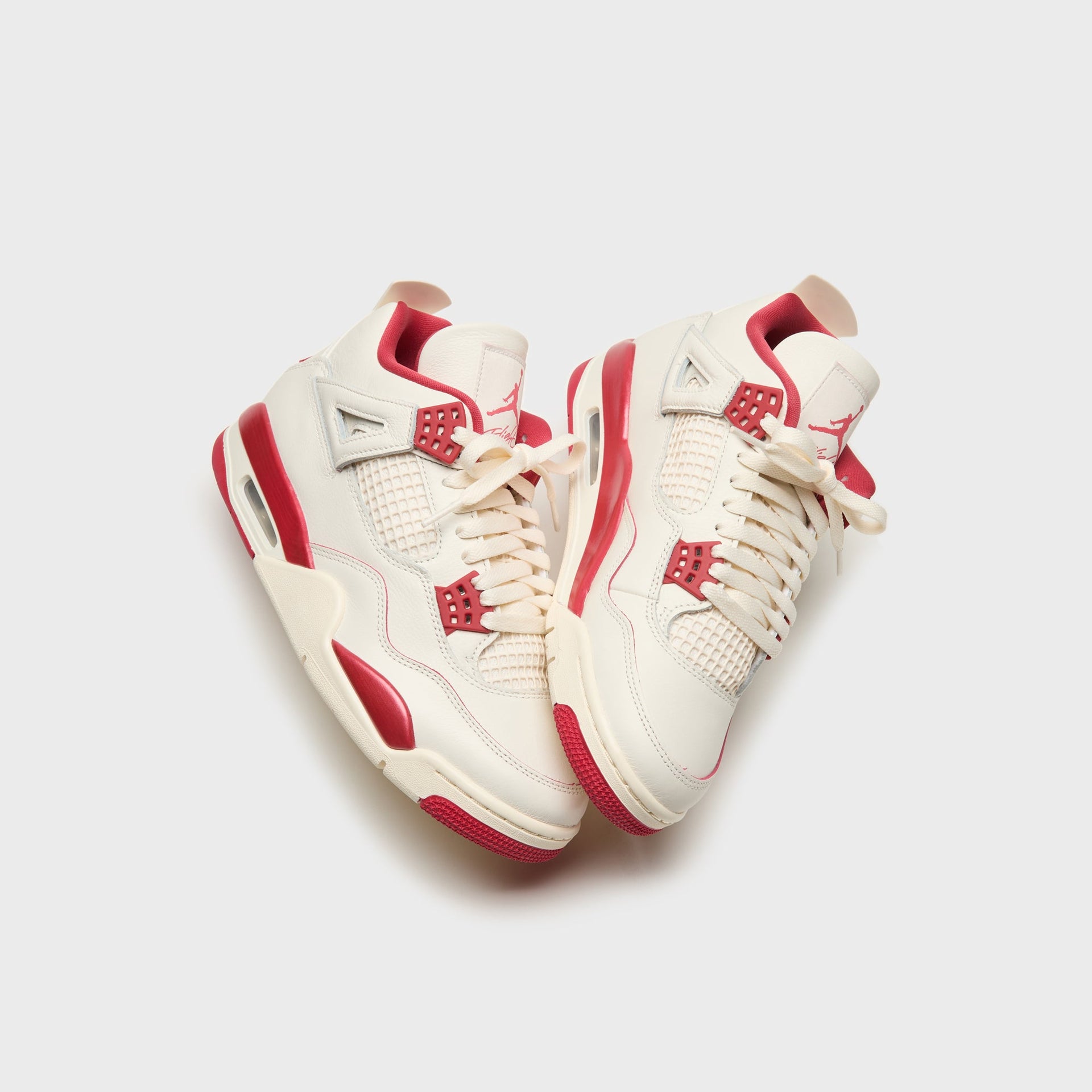 Jordan WMNS Air Jordan 4 Retro - Pale Ivory / Tough Red