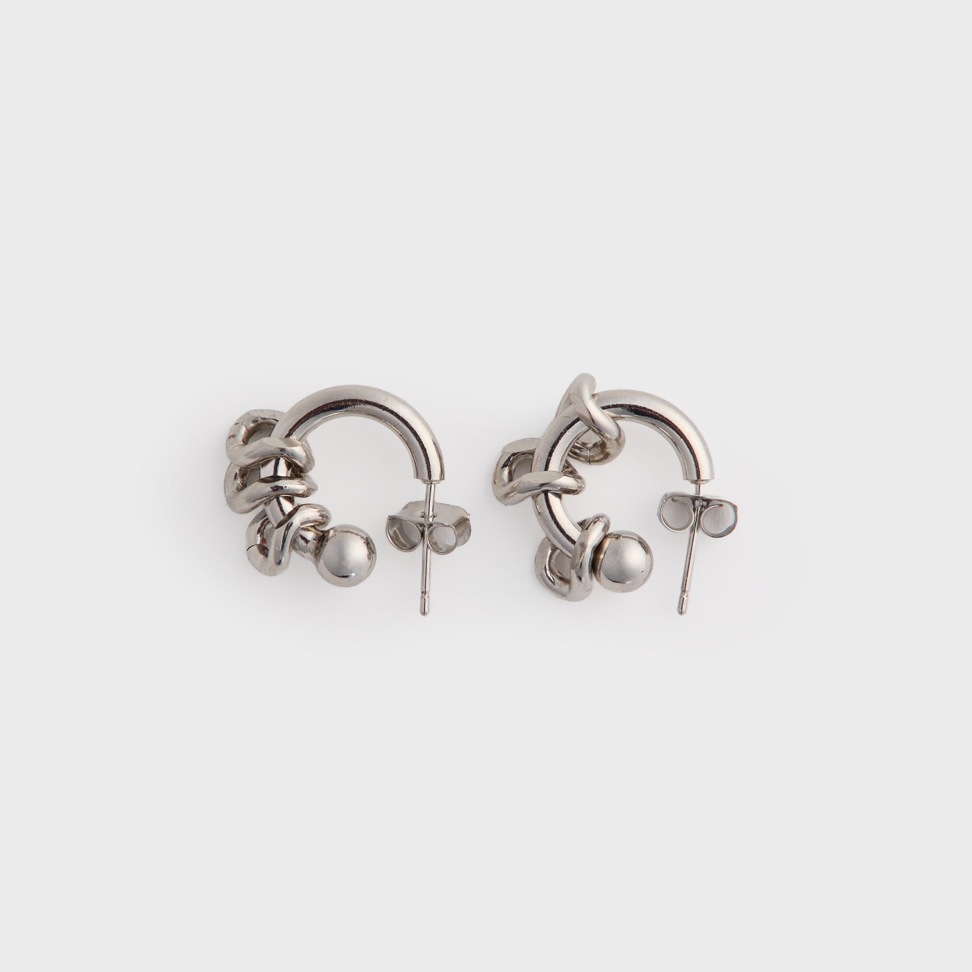 Justine Clenquet Alena Earring in Palladium