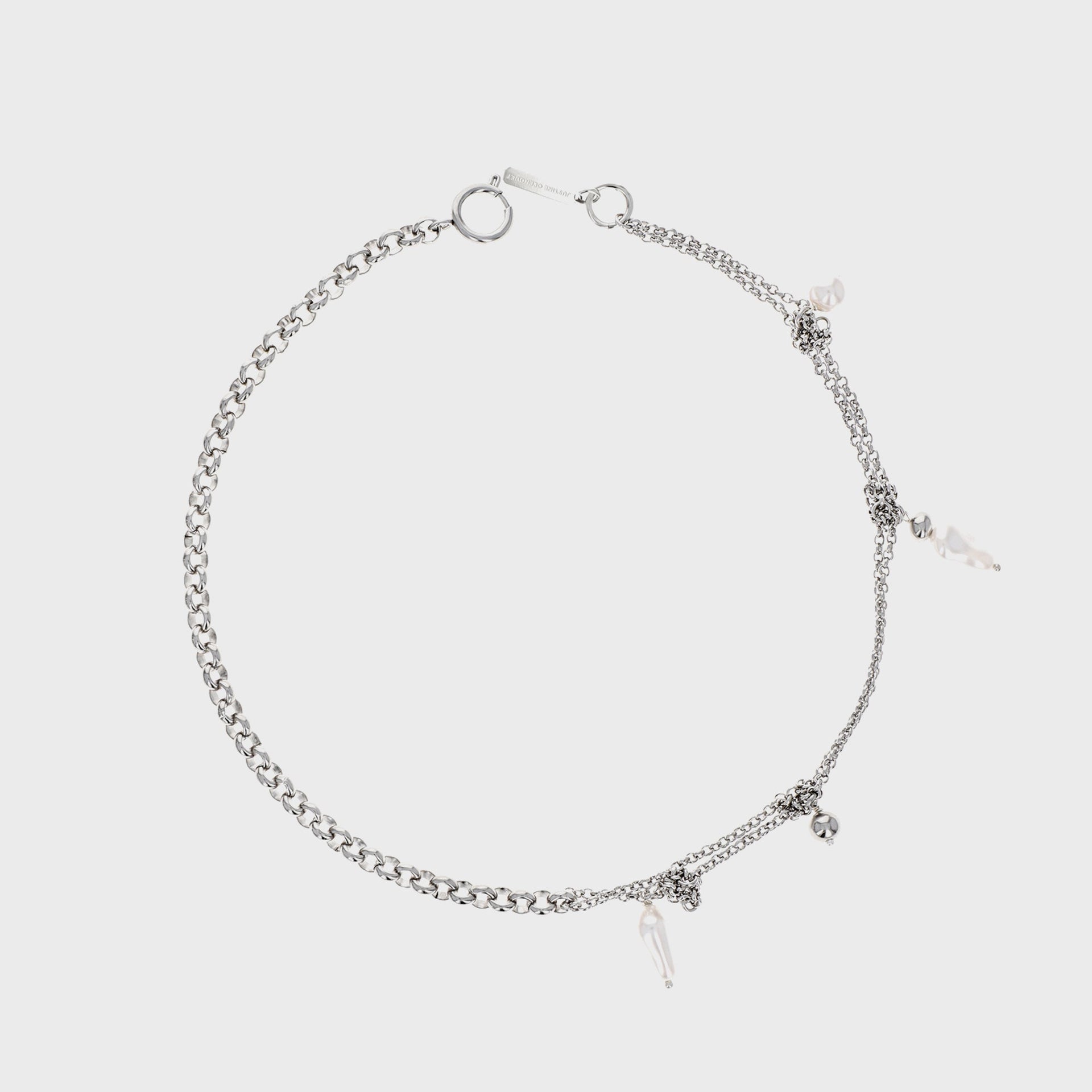 Justine Clenquet Connor Necklace - Palladium