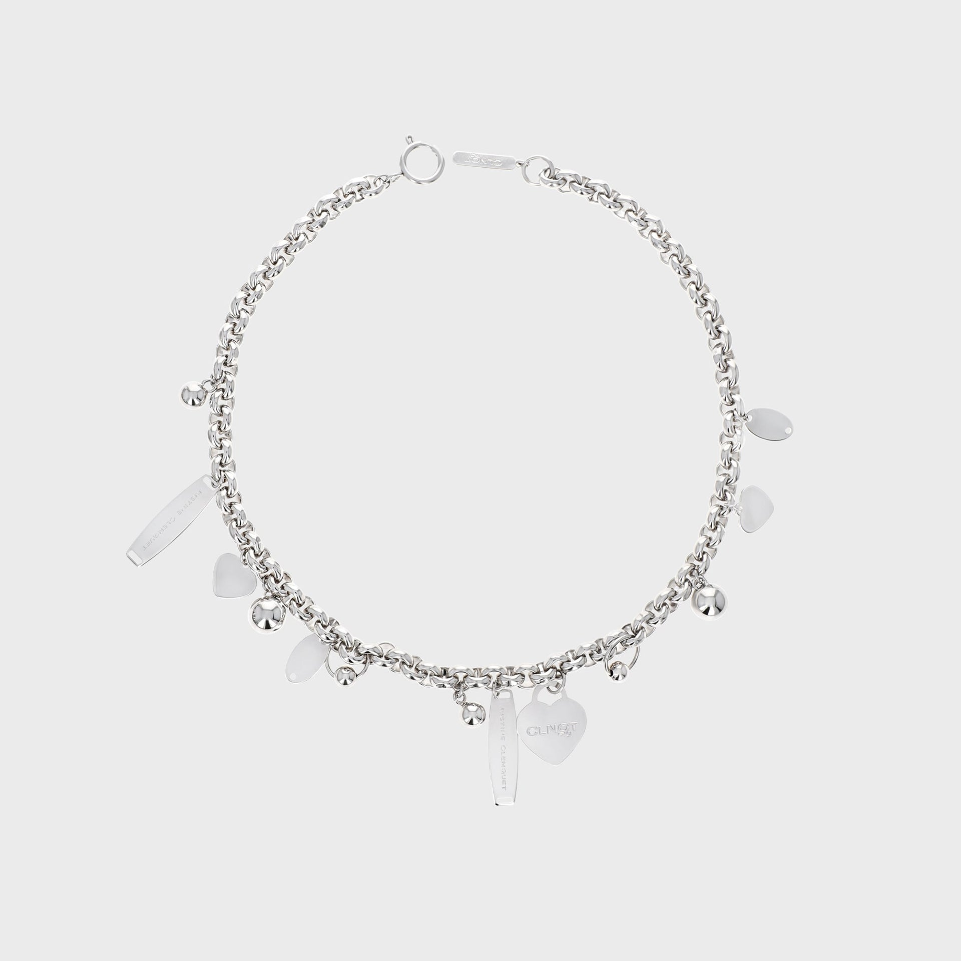 Justine Clenquet Kiki Necklace - Palladium