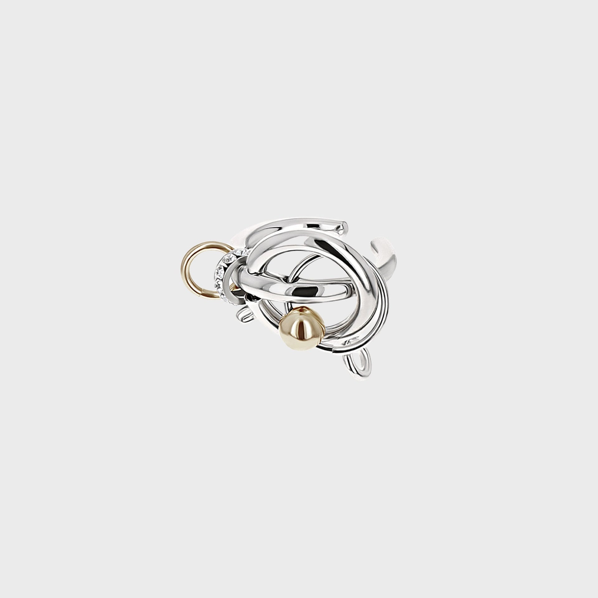 Justine Clenquet Kris Ring - Gold / Palladium