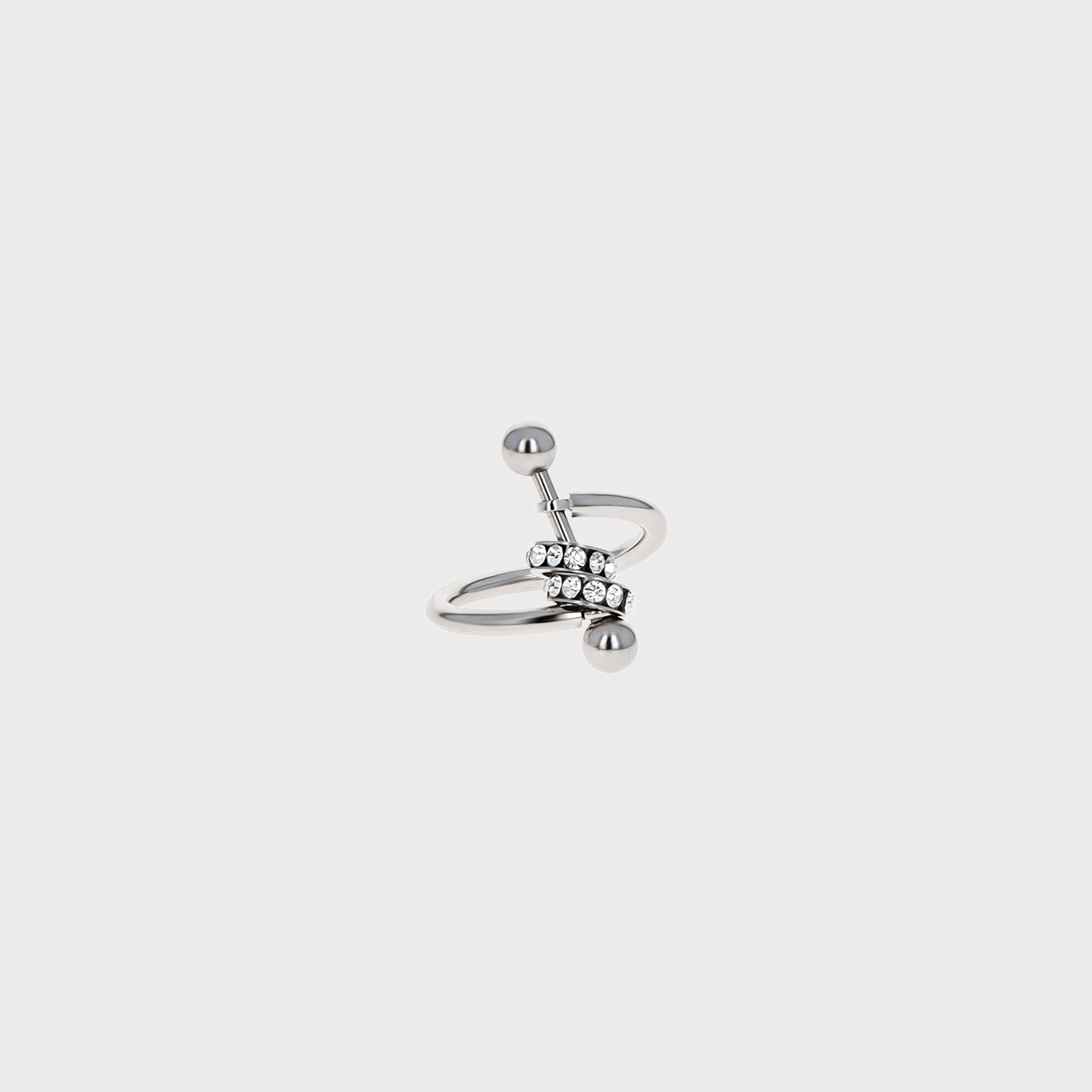 Justine Clenquet Molly Ring - Palladium