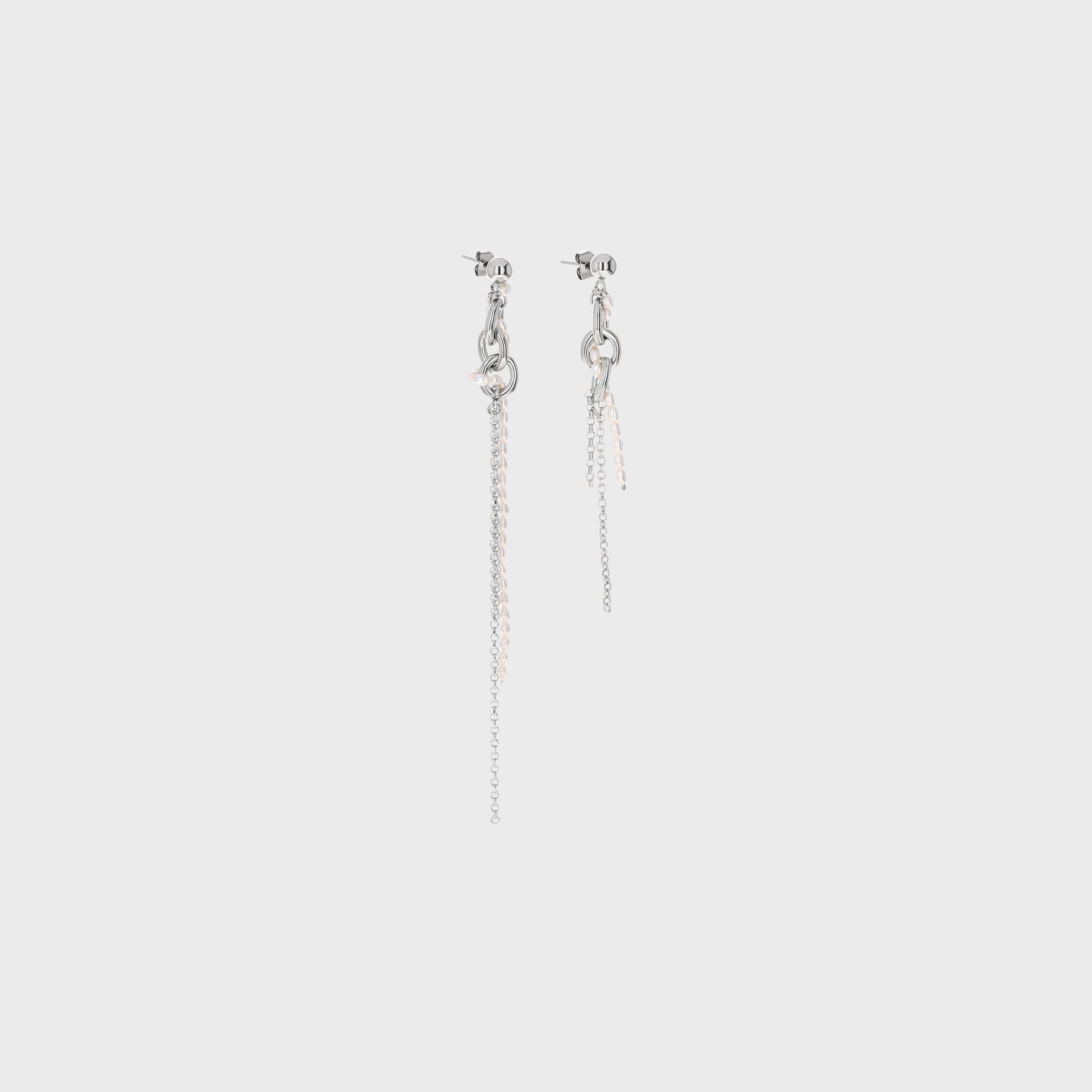 Justine Clenquet Salem Earrings - Palladium