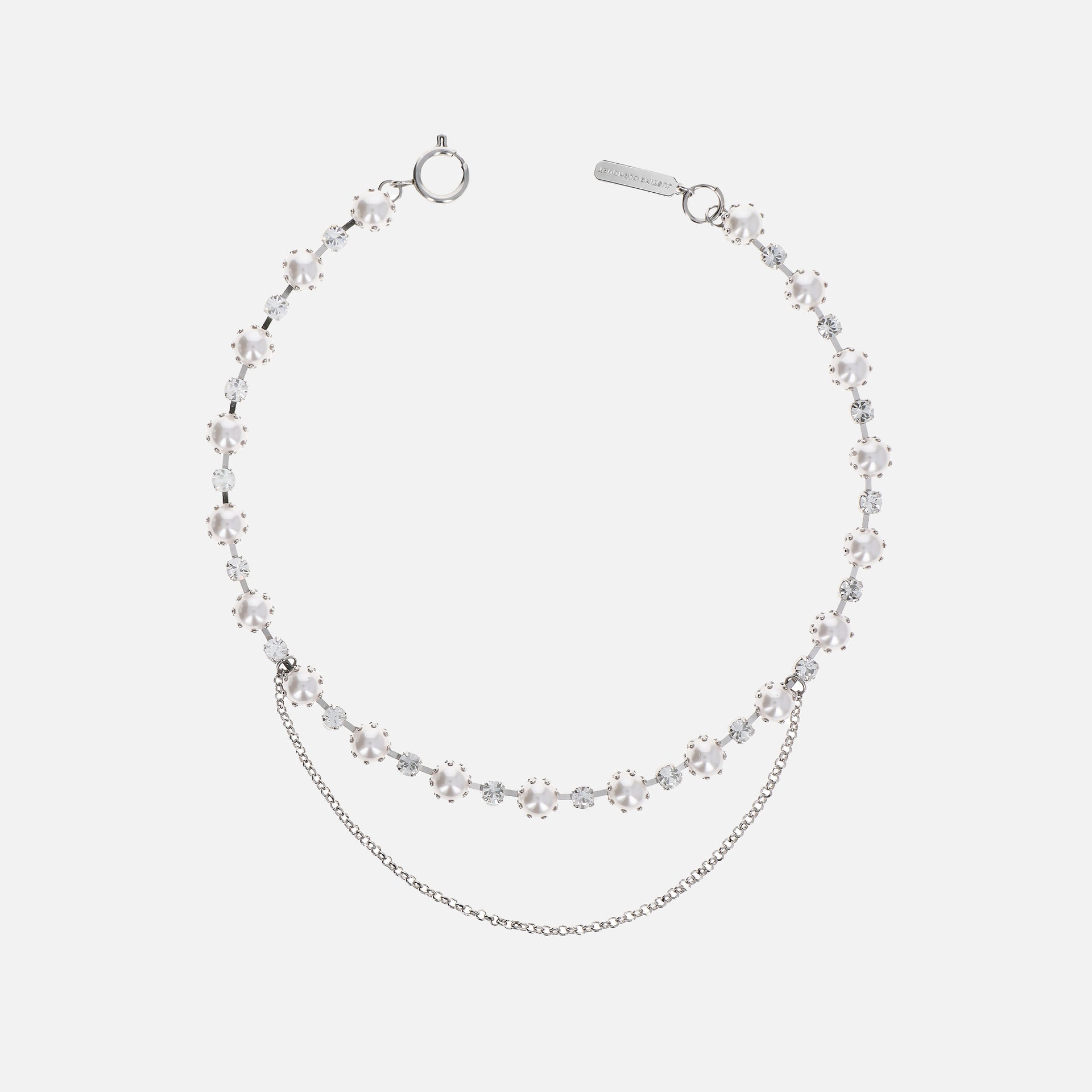 Justine Clenquet Annie Necklace - Palladium