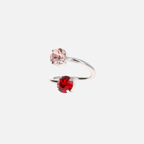Justine Clenquet Chris Ring - Red / Pink