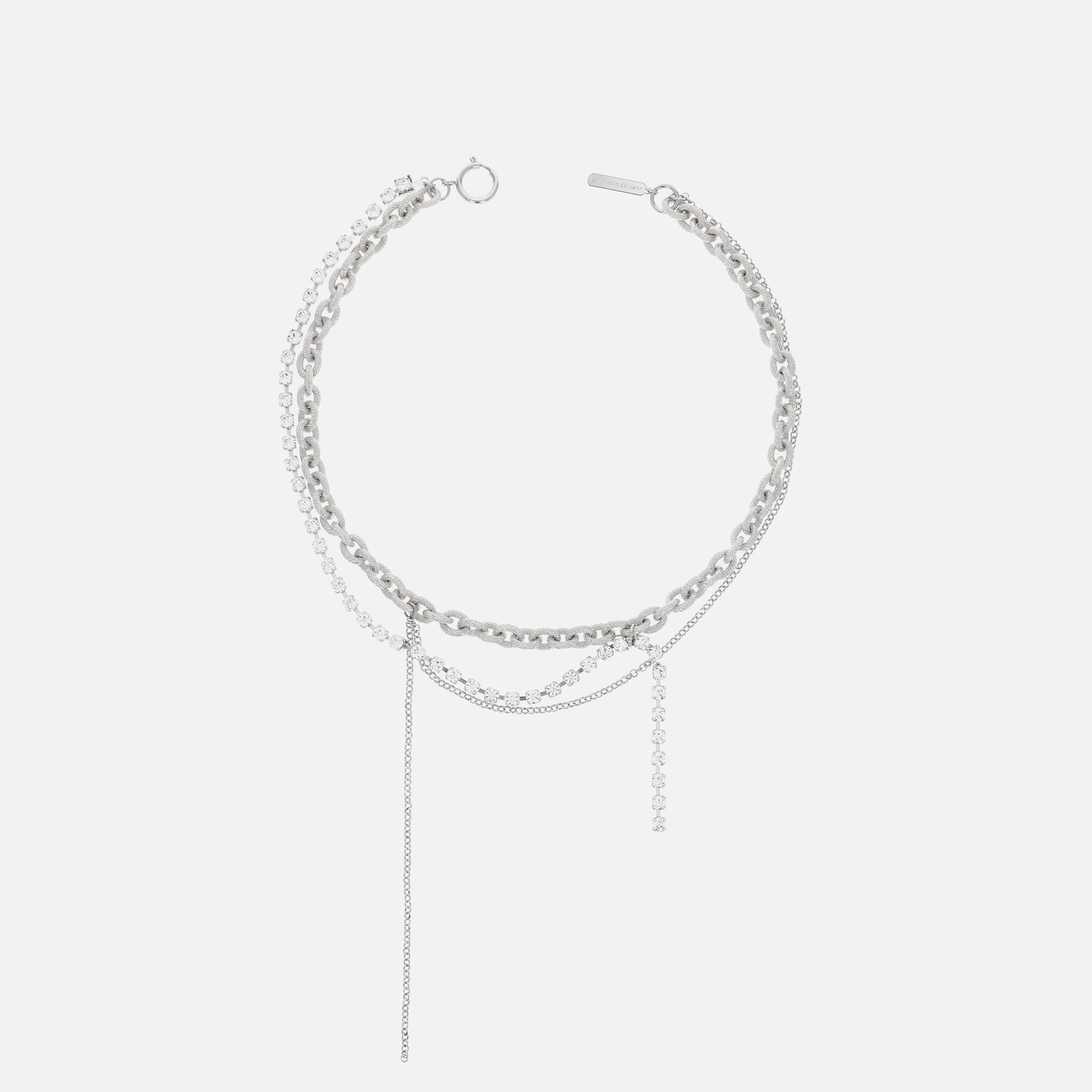 Justine Clenquet Daisy Necklace - Palladium