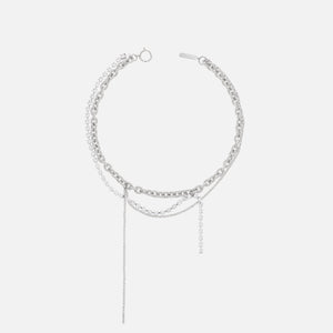 Justine Clenquet Daisy Necklace - Palladium