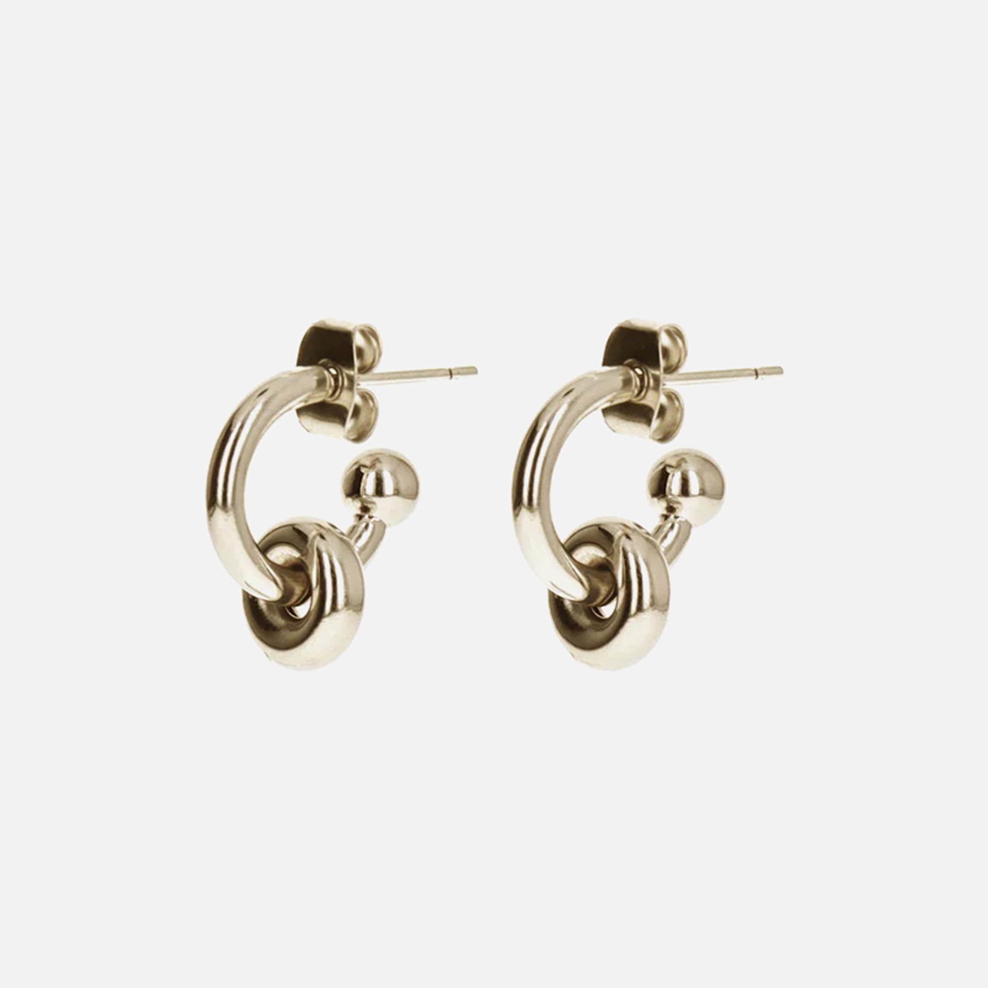 Justine Clenquet Ethan Earrings - Gold