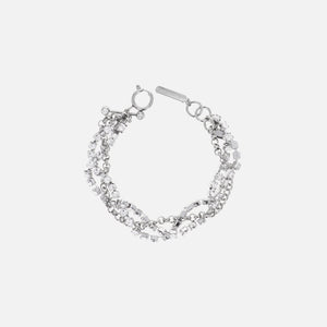 Justine Clenquet Liv Crystal Bracelet - Palladium