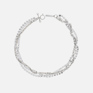 Justine Clenquet Liv Crystal Choker - Silver