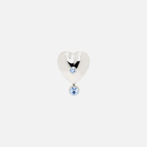 Justine Clenquet Max Single Earring - Denim Blue