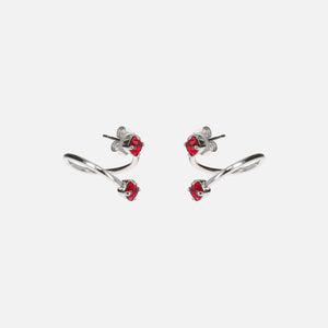 Justine Clenquet Maxine Earrings - Red
