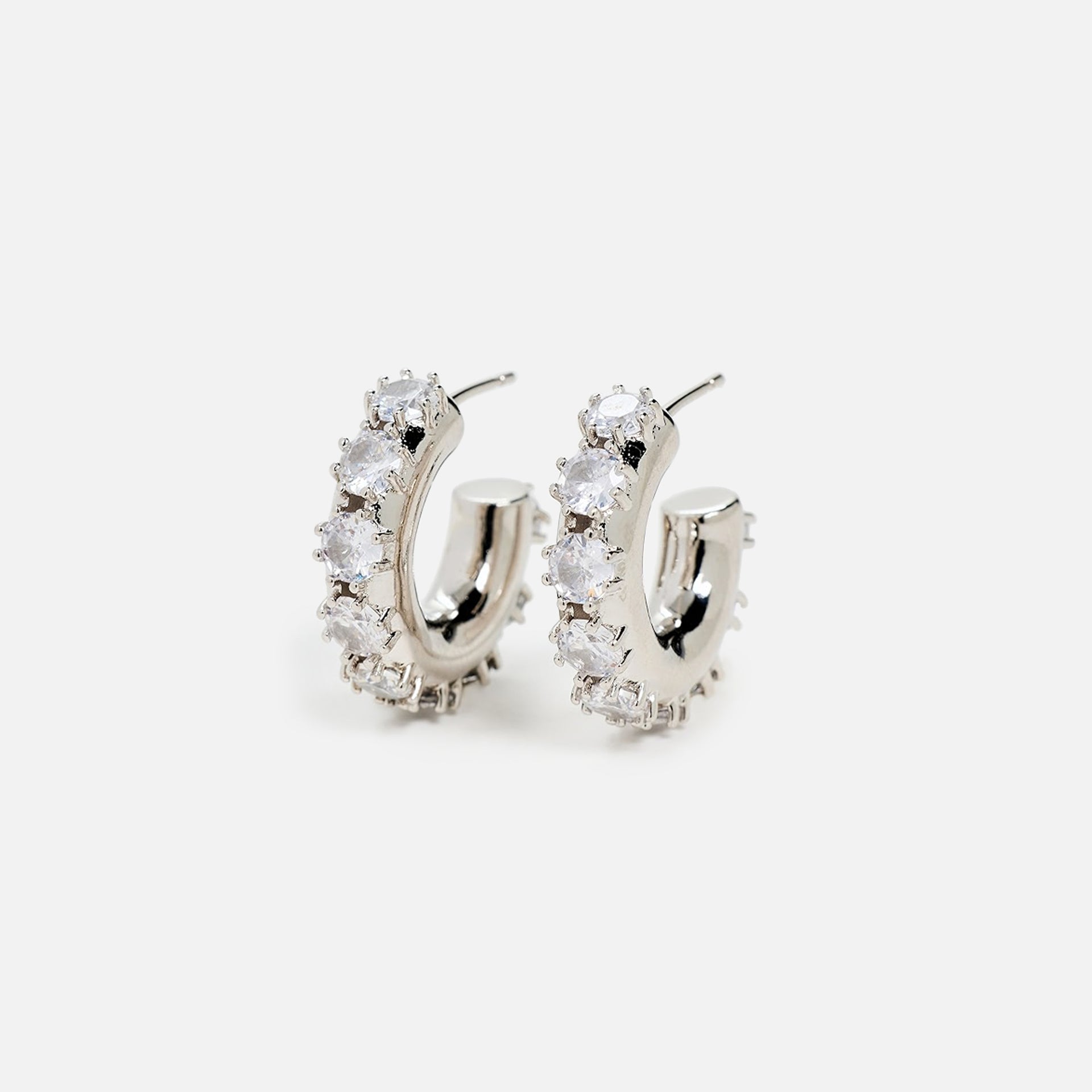 Justine Clenquet Nancy Crystal Earrings - Gold