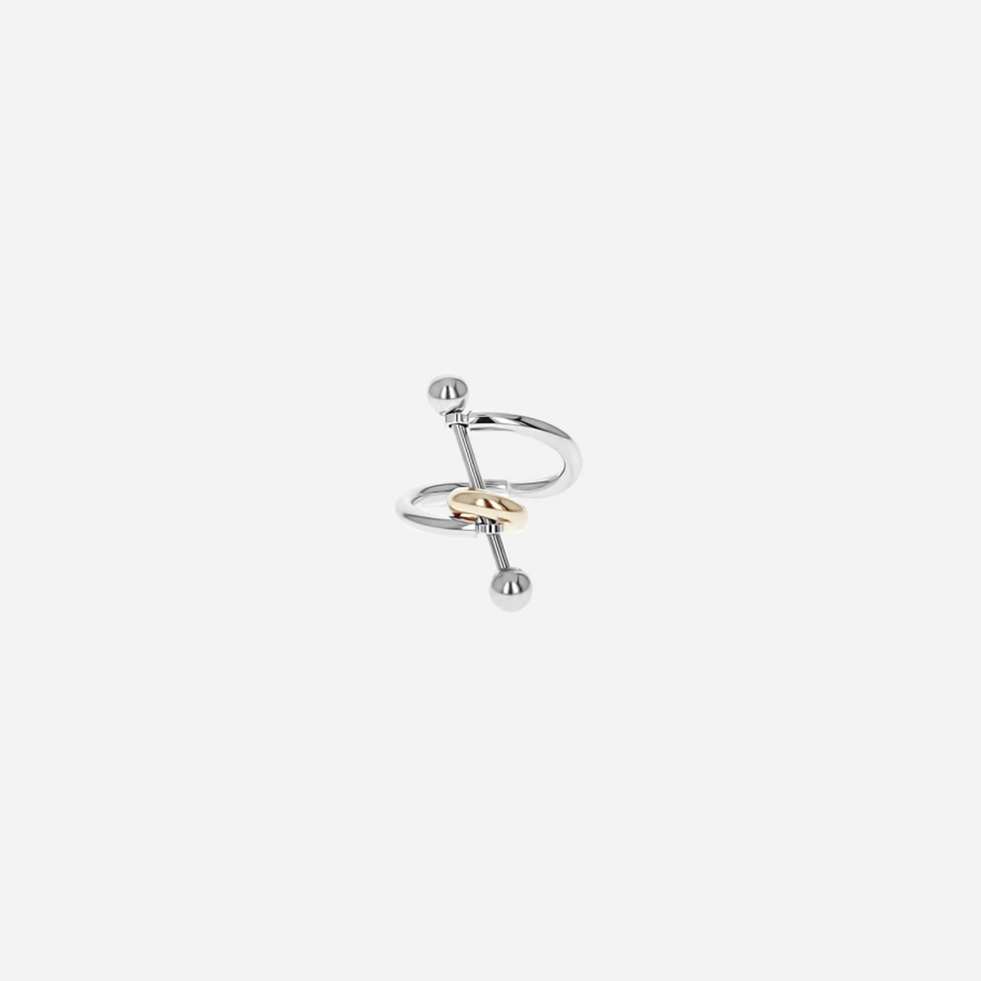 Justine Clenquet Sinead Ring - Silver / Gold