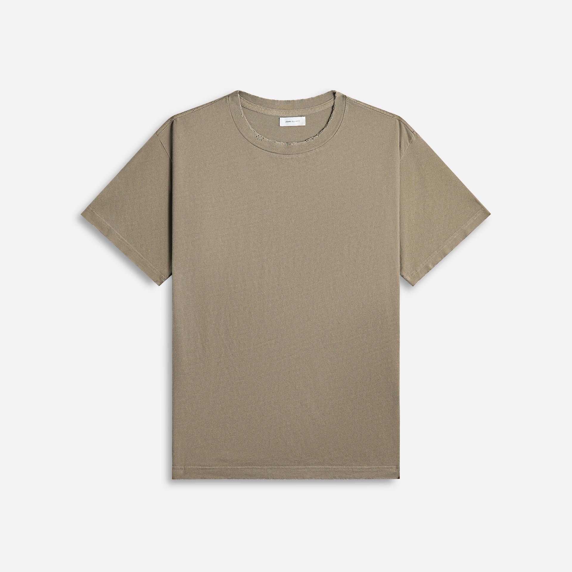 John Elliott Folsom Cropped Tee - Vintage Army