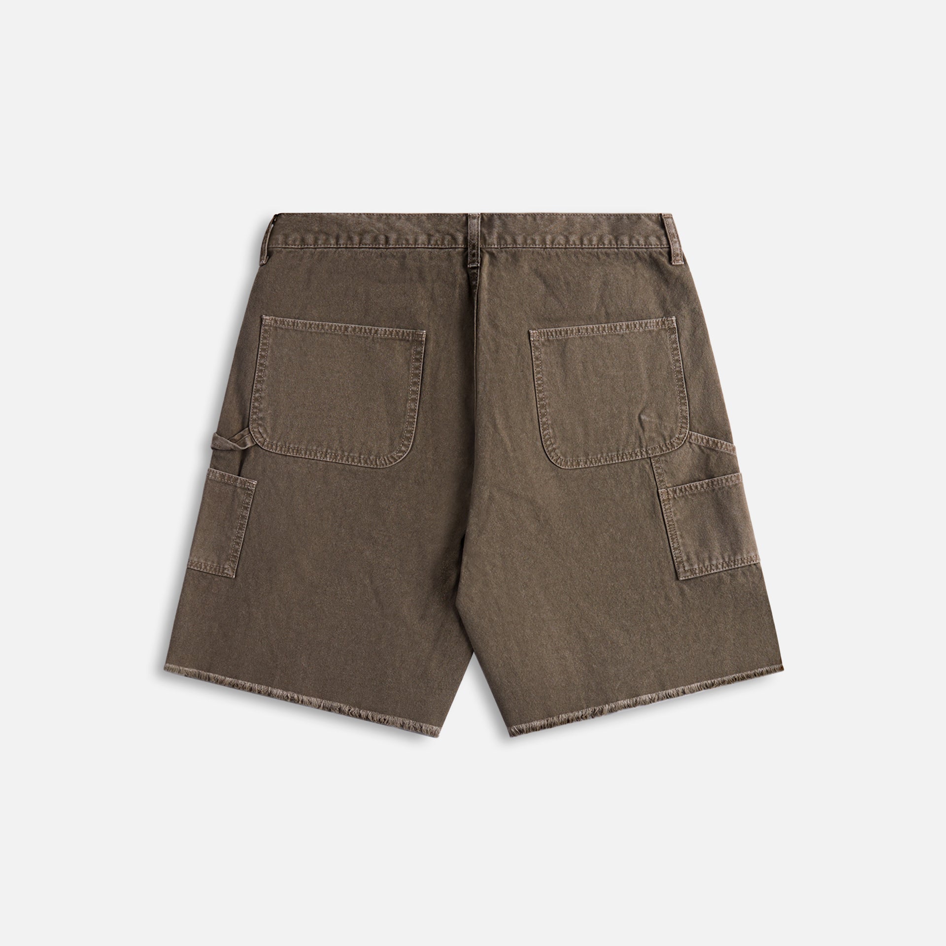 John Elliott Cut-Off Work Shorts - Brown