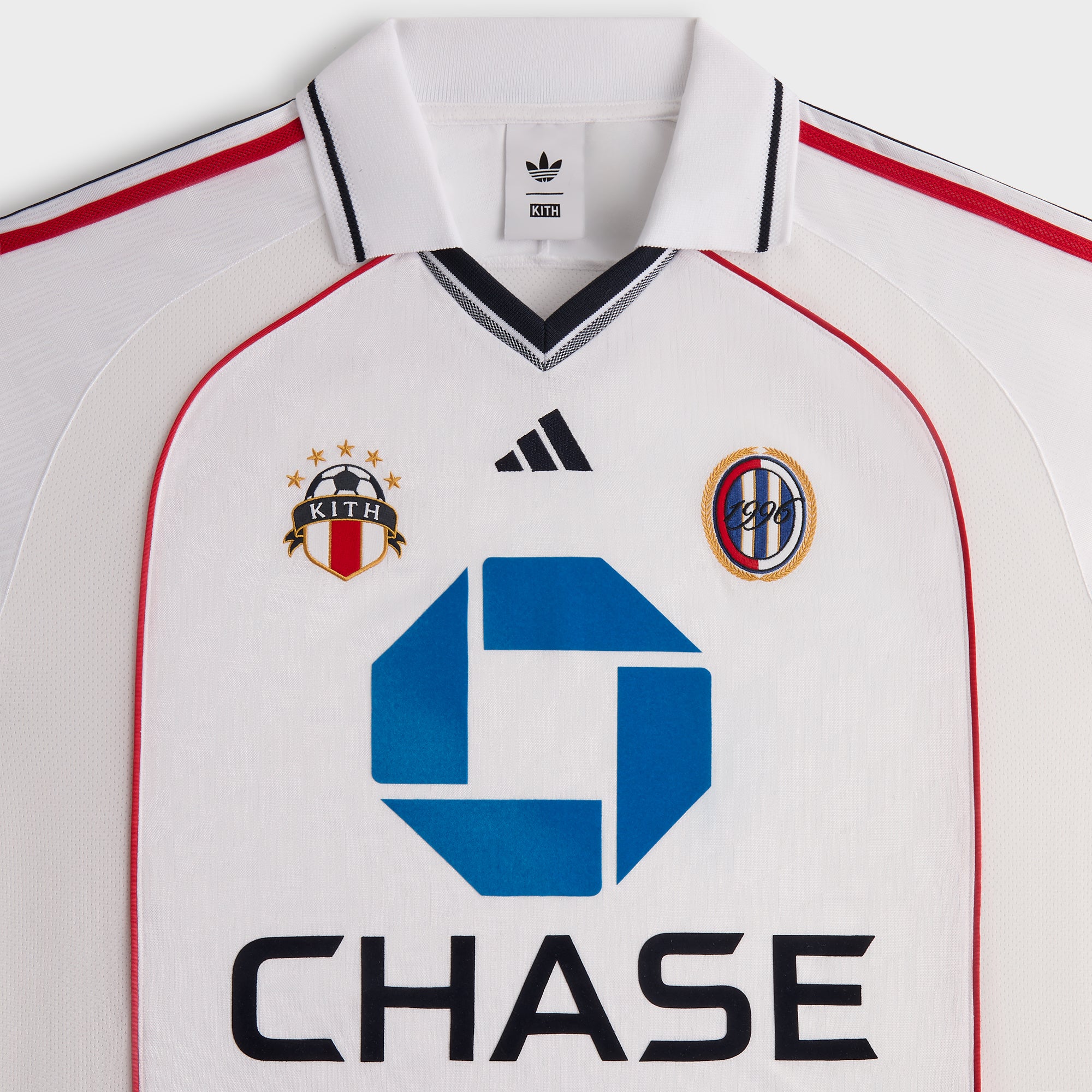 Kith for adidas Football Chase Long Sleeve Jersey - White