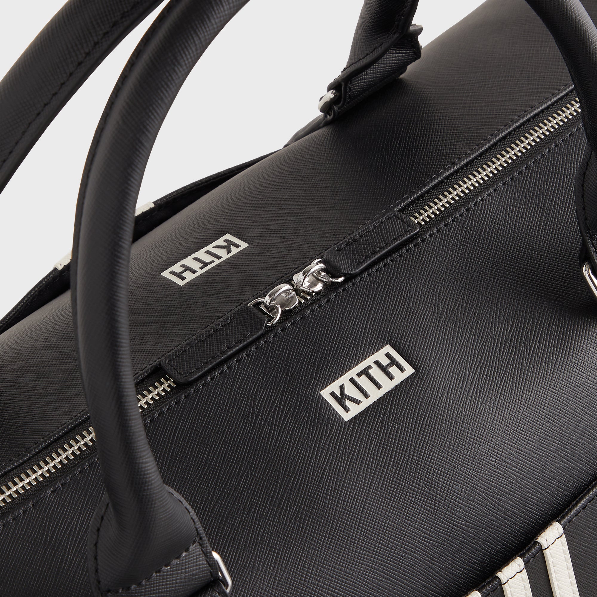 Kith for adidas Football Leather Duffle Bag - Black