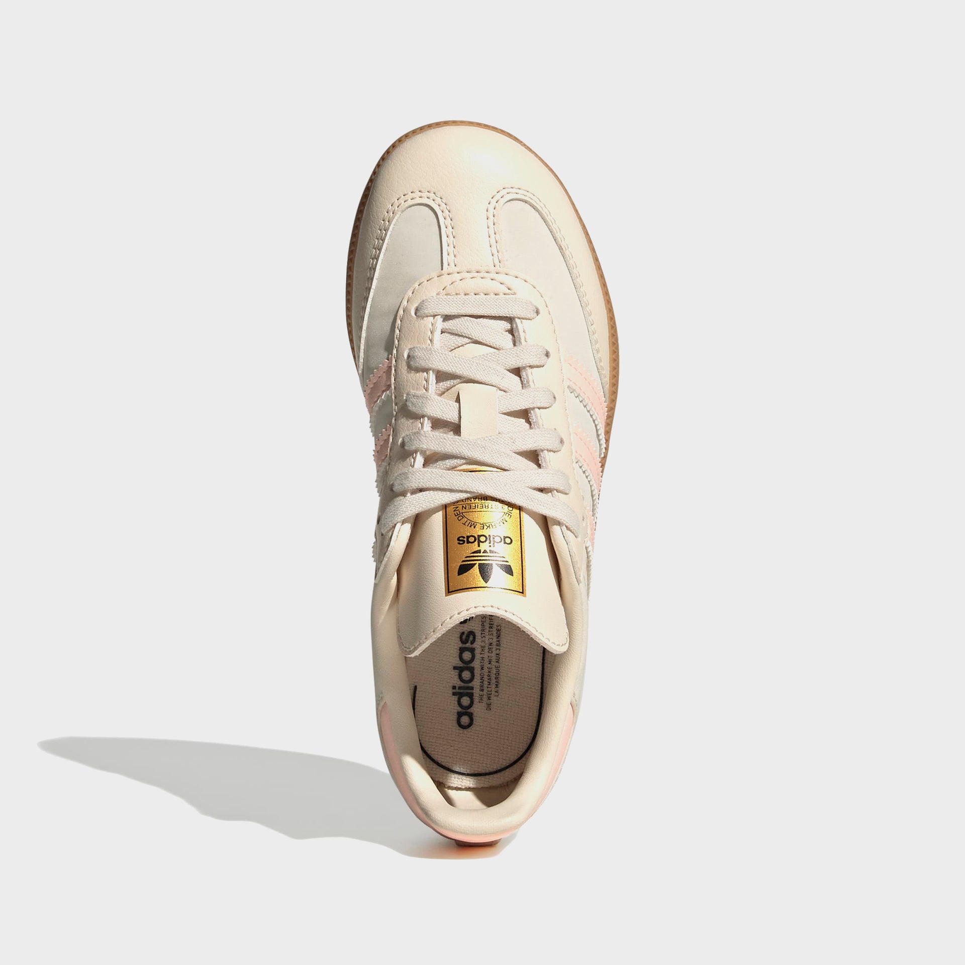 adidas PS Samba OG - Wonder White / Clear Orange / Gum 3