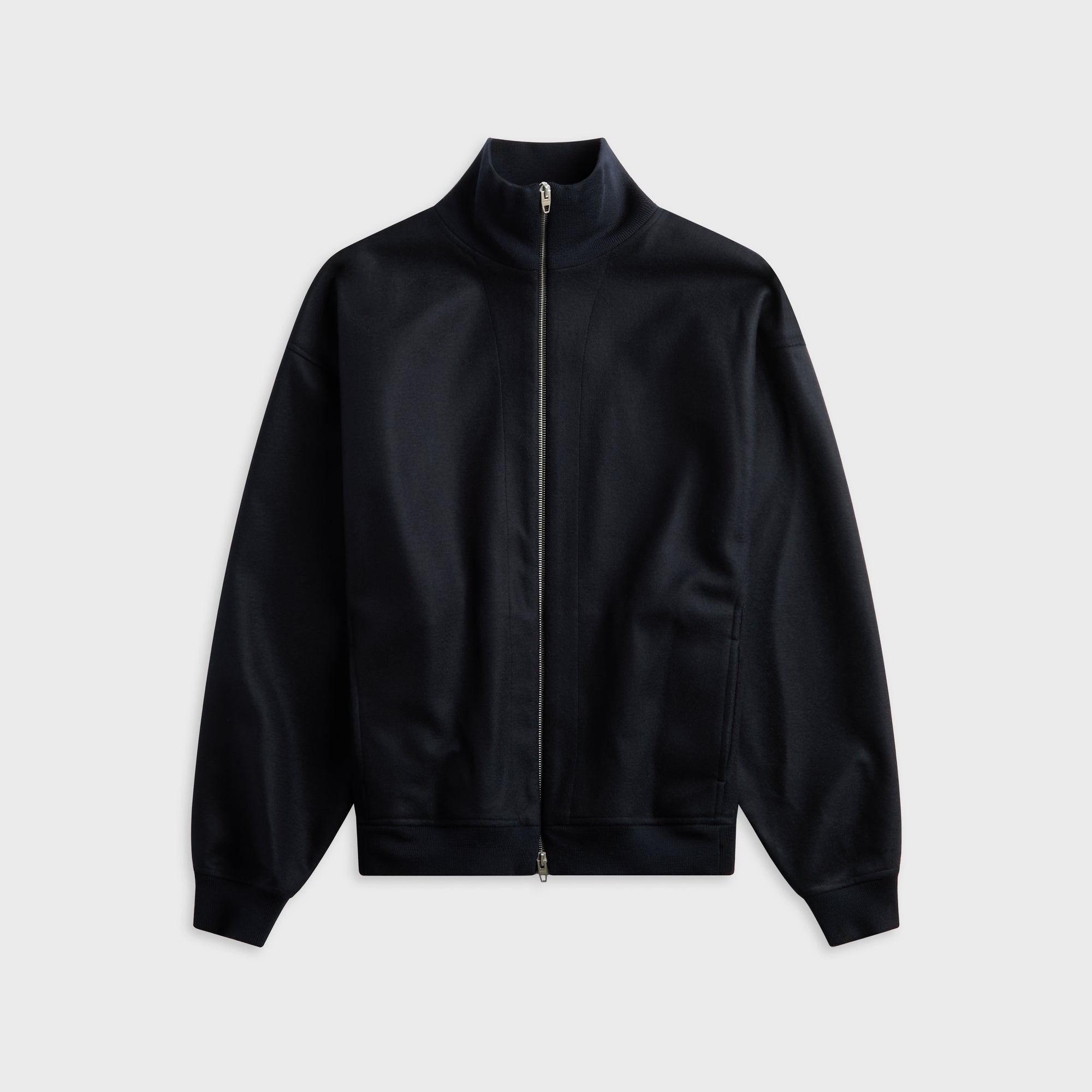 Jil Sander Wool Melton Zip-Up Jacket - Midnight – Kith