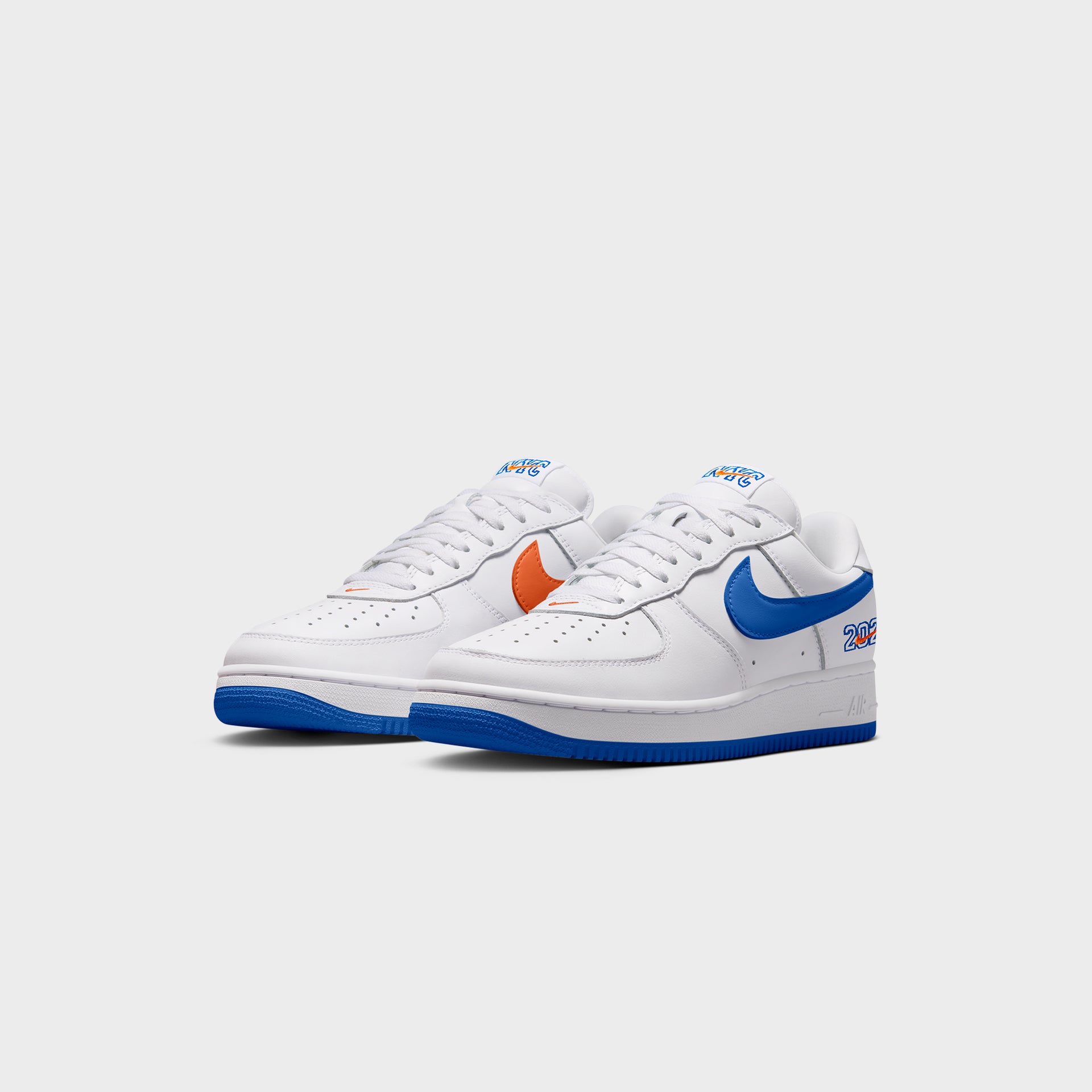 MADE-TO-ORDER | Nike Air Force 1 '01 "NYC" - White / Brilliant Orange / Rush Blue
