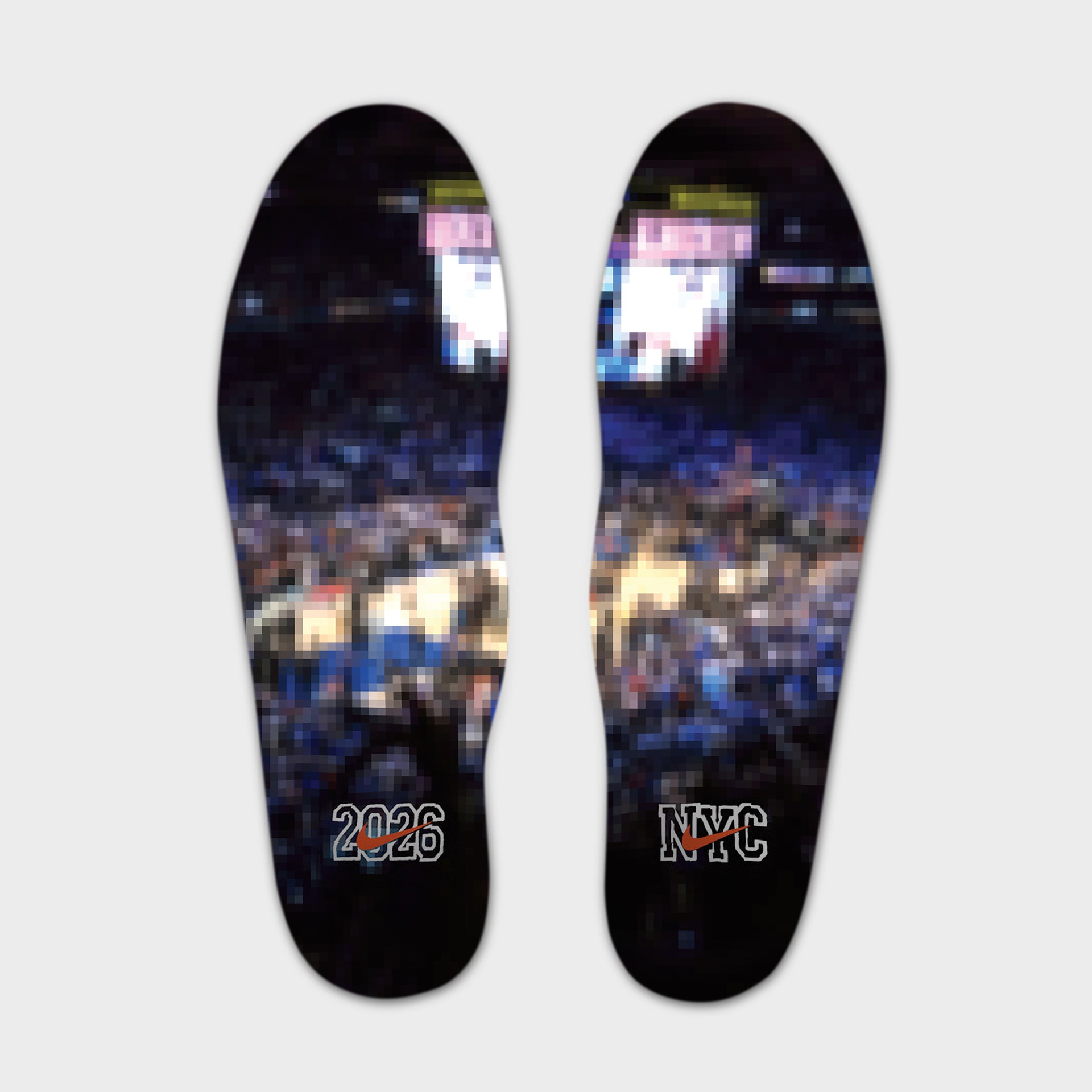 MADE-TO-ORDER | Nike Air Force 1 '01 "NYC" - White / Brilliant Orange / Rush Blue