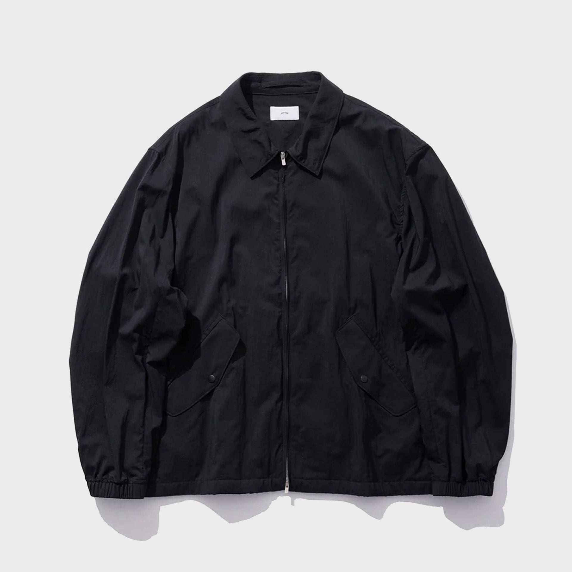 ATON Mat Airly Nylon Flight Jacket - Black