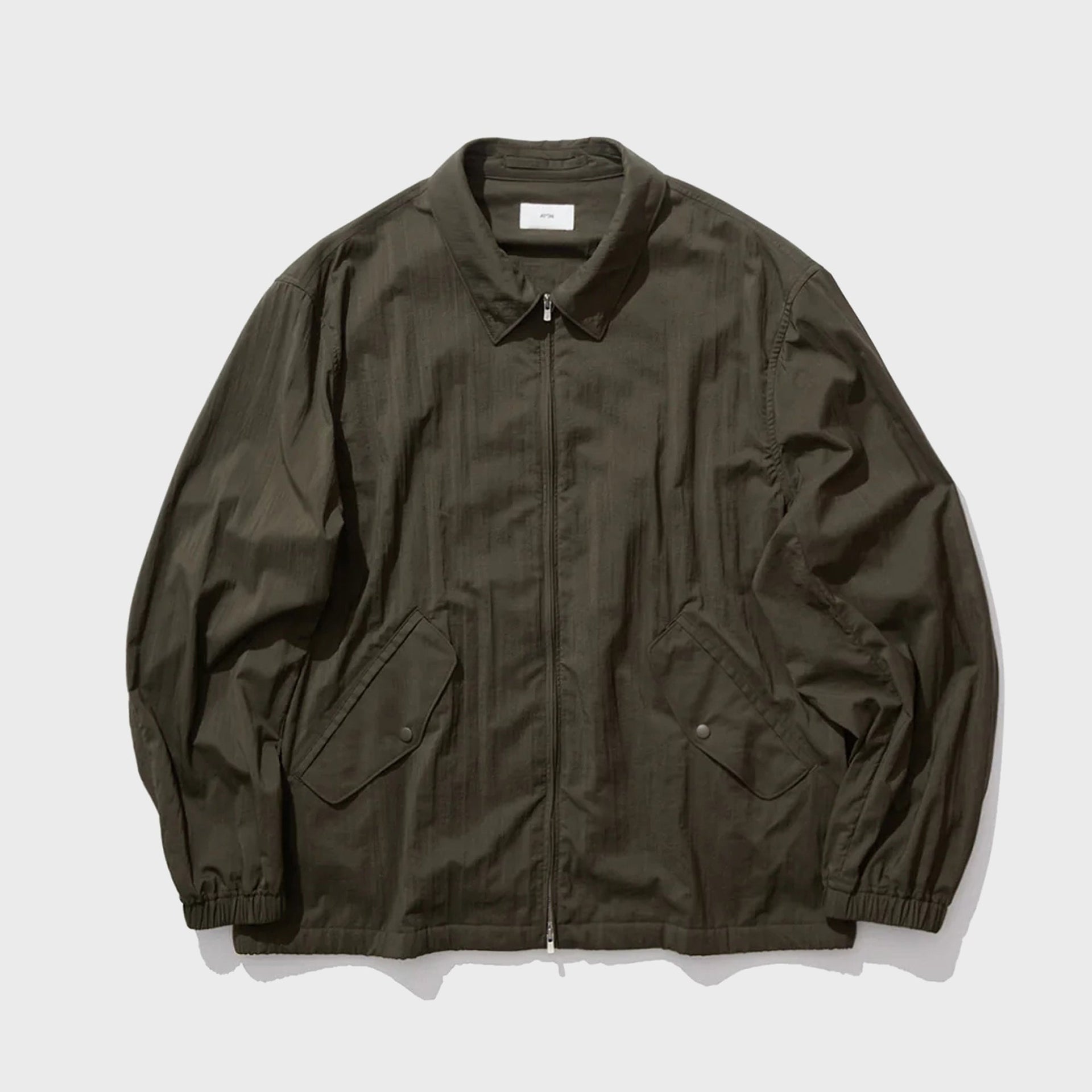 ATON Mat Airly Nylon Flight Jacket - Khaki