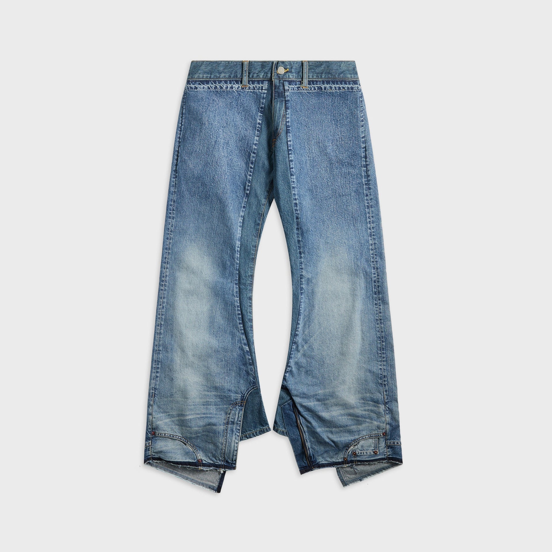 Junya Watanabe Man x Levi's Edition Inkjet W Name Berberjin Jeans in Indigo