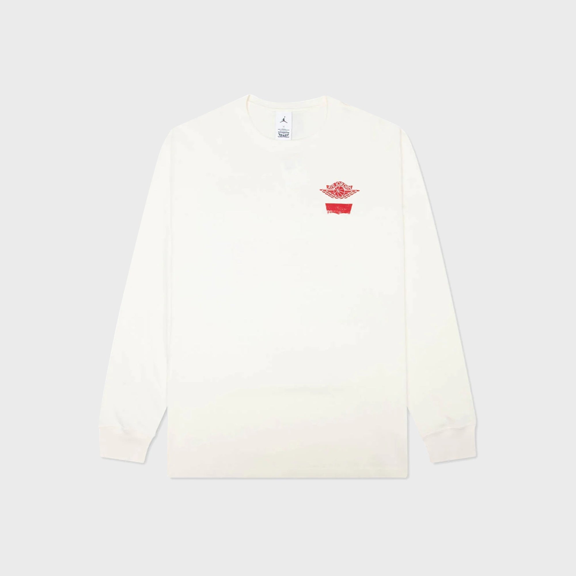 Jordan x Levi's Long Sleeve Tee - Pale Ivory / Black / University