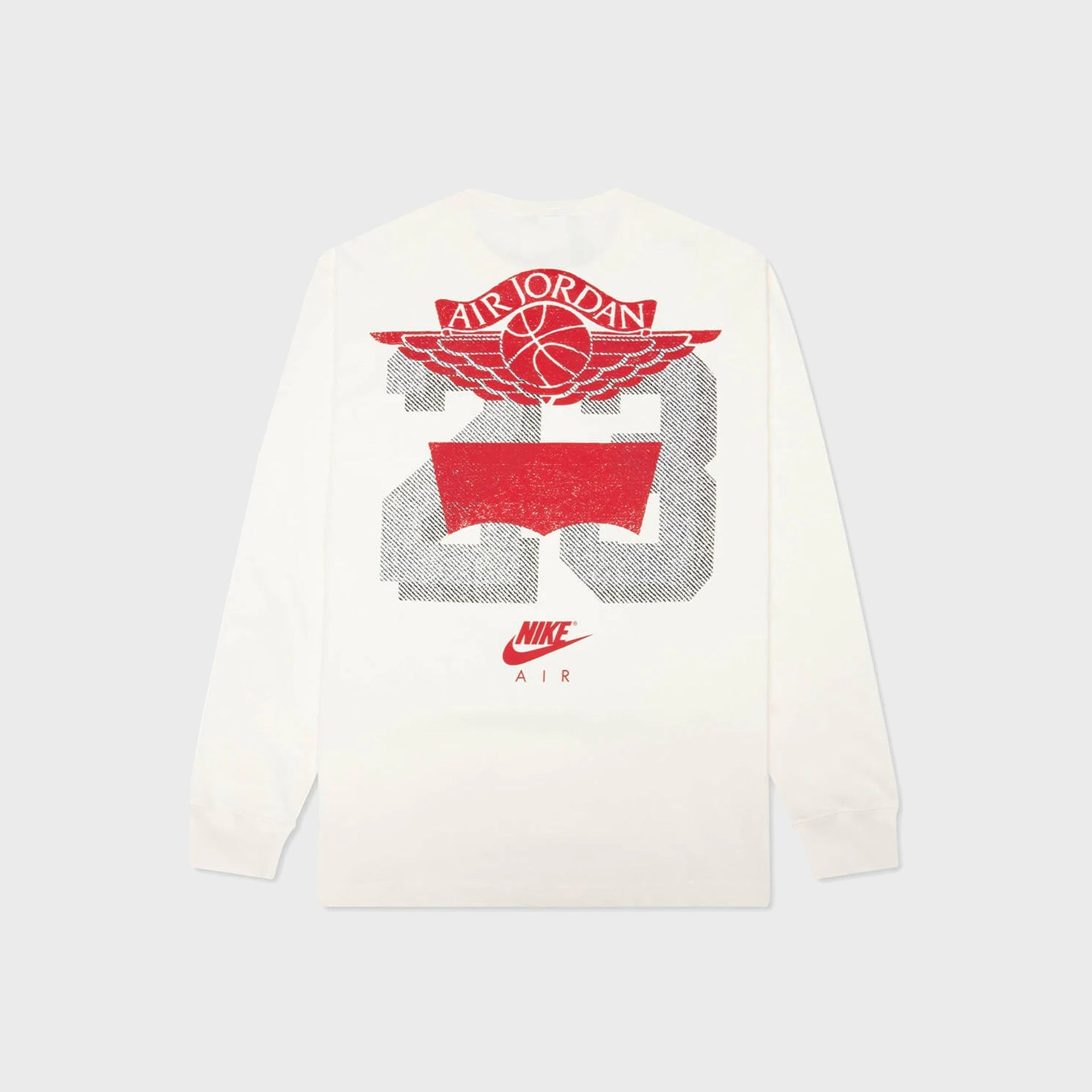 Jordan x Levi's Long Sleeve Tee - Pale Ivory / Black / University Red