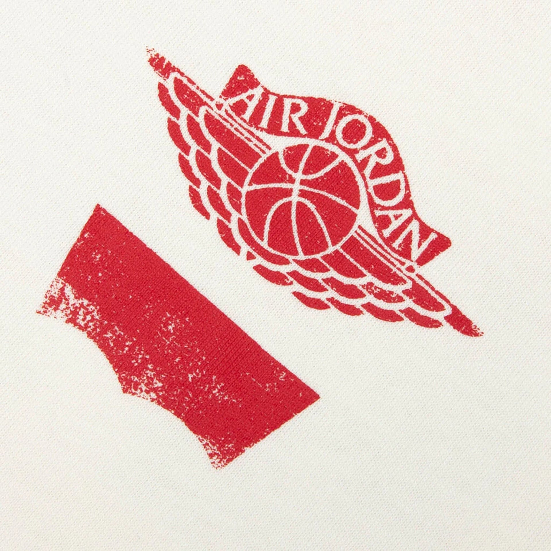 Jordan x Levi's Long Sleeve Tee - Pale Ivory / Black / University Red