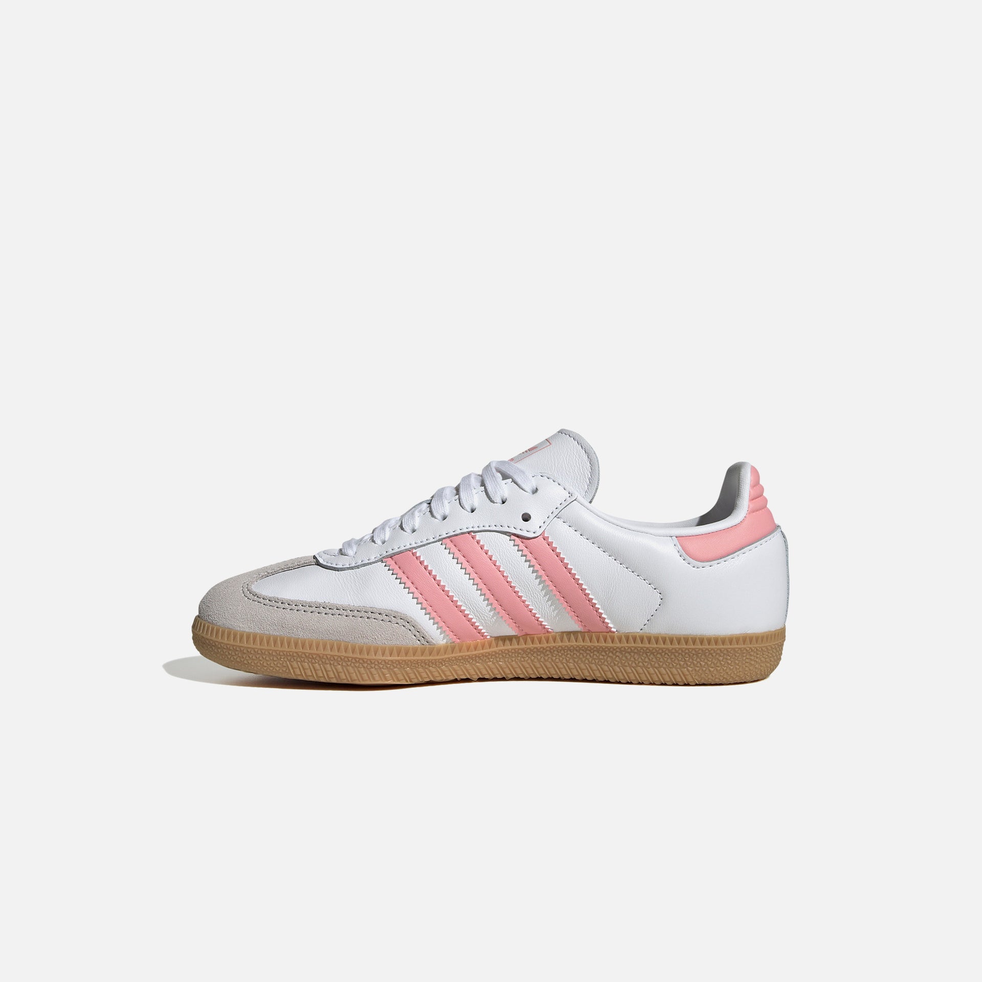 adidas Junior Samba OG - White / Semi Pink Spark / Gum