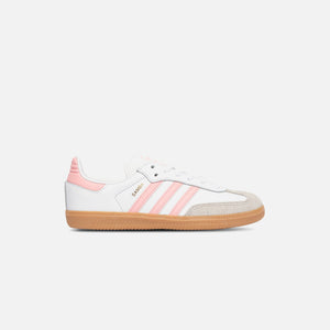 adidas Kids Samba OG - White / Semi Pink Spark / Gum