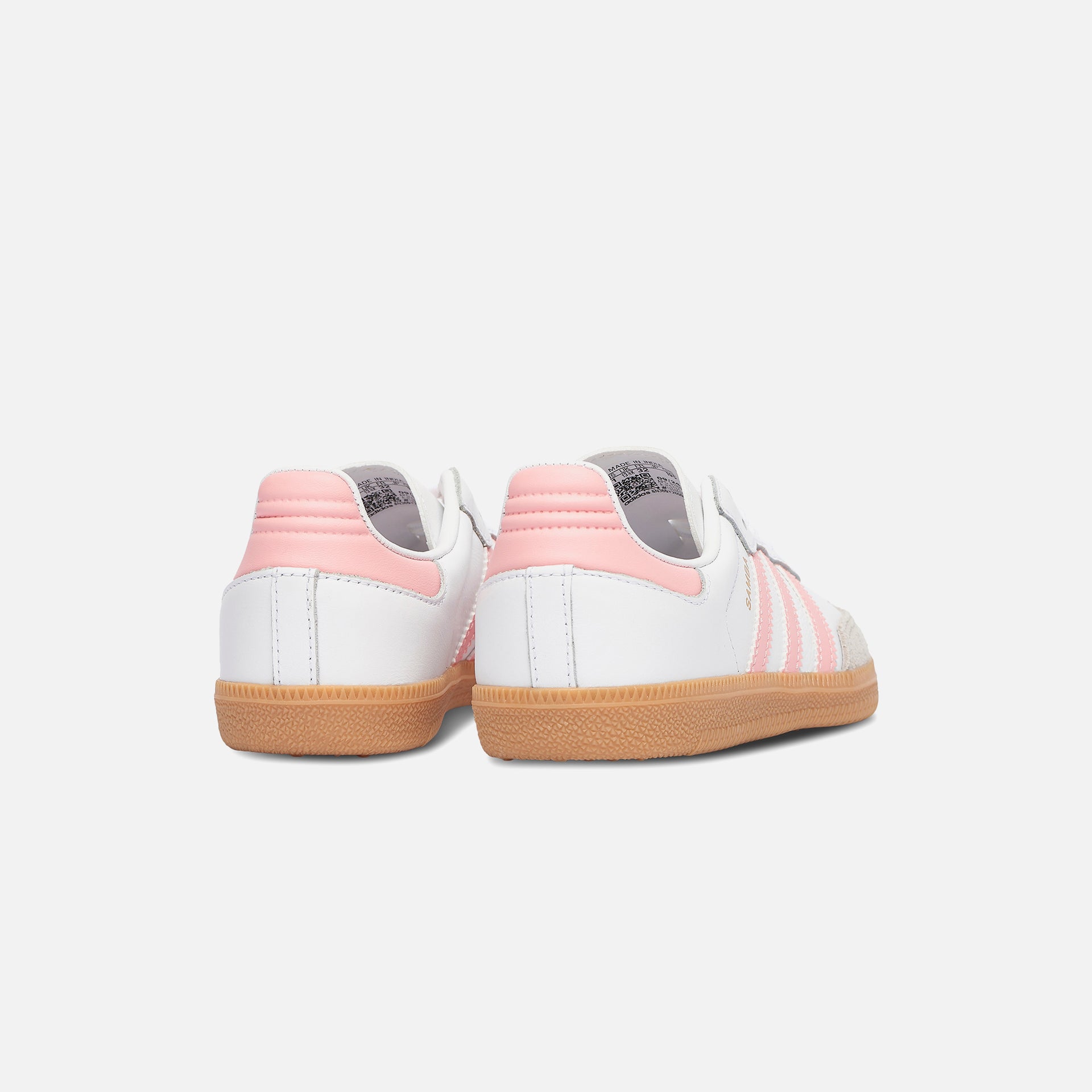 adidas Kids Samba OG - White / Semi Pink Spark / Gum