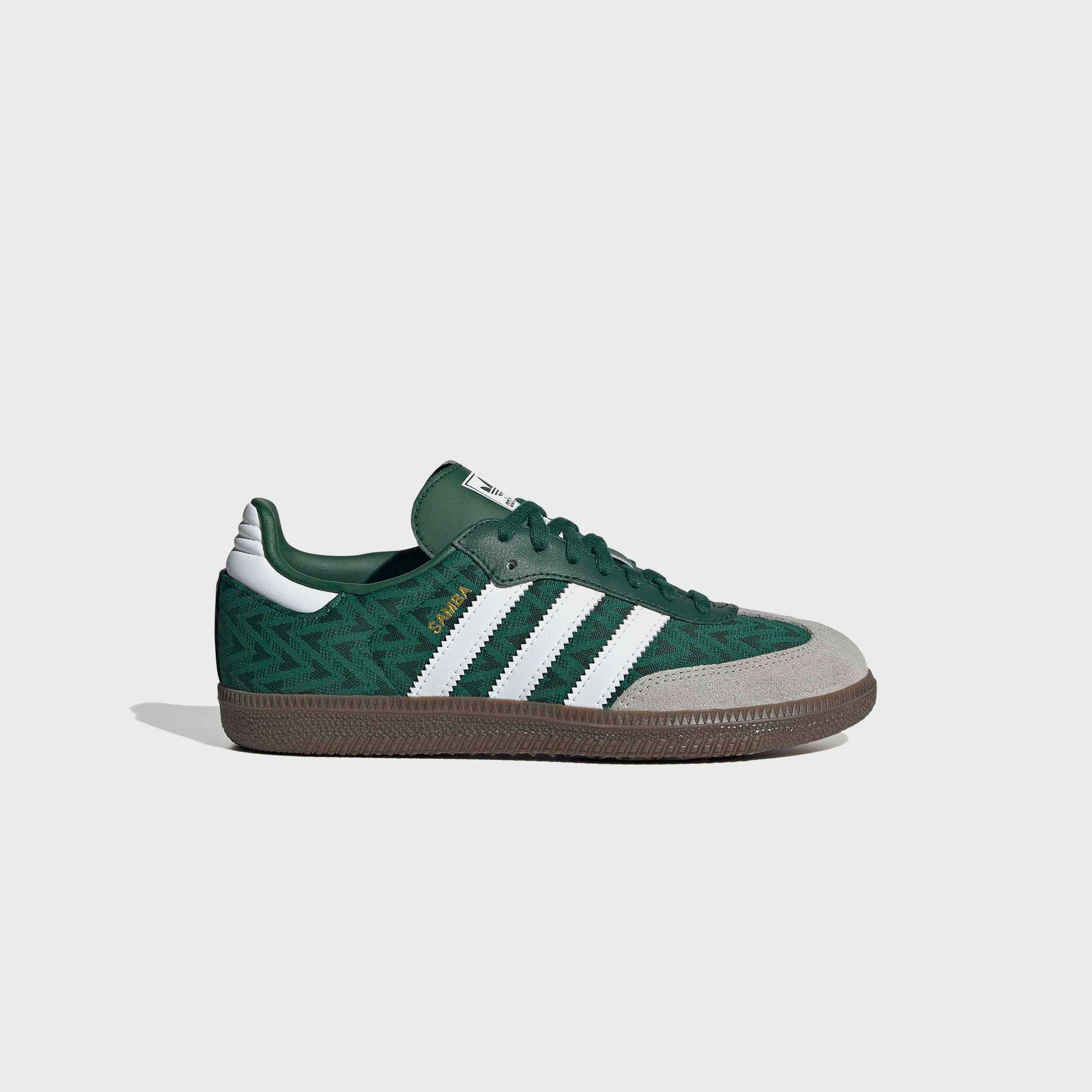 adidas GS Samba OG - Collegiate Green / Cloud White / Gum Kith adidas GS Samba OG - Collegiate Green / Cloud White / Gum Kith