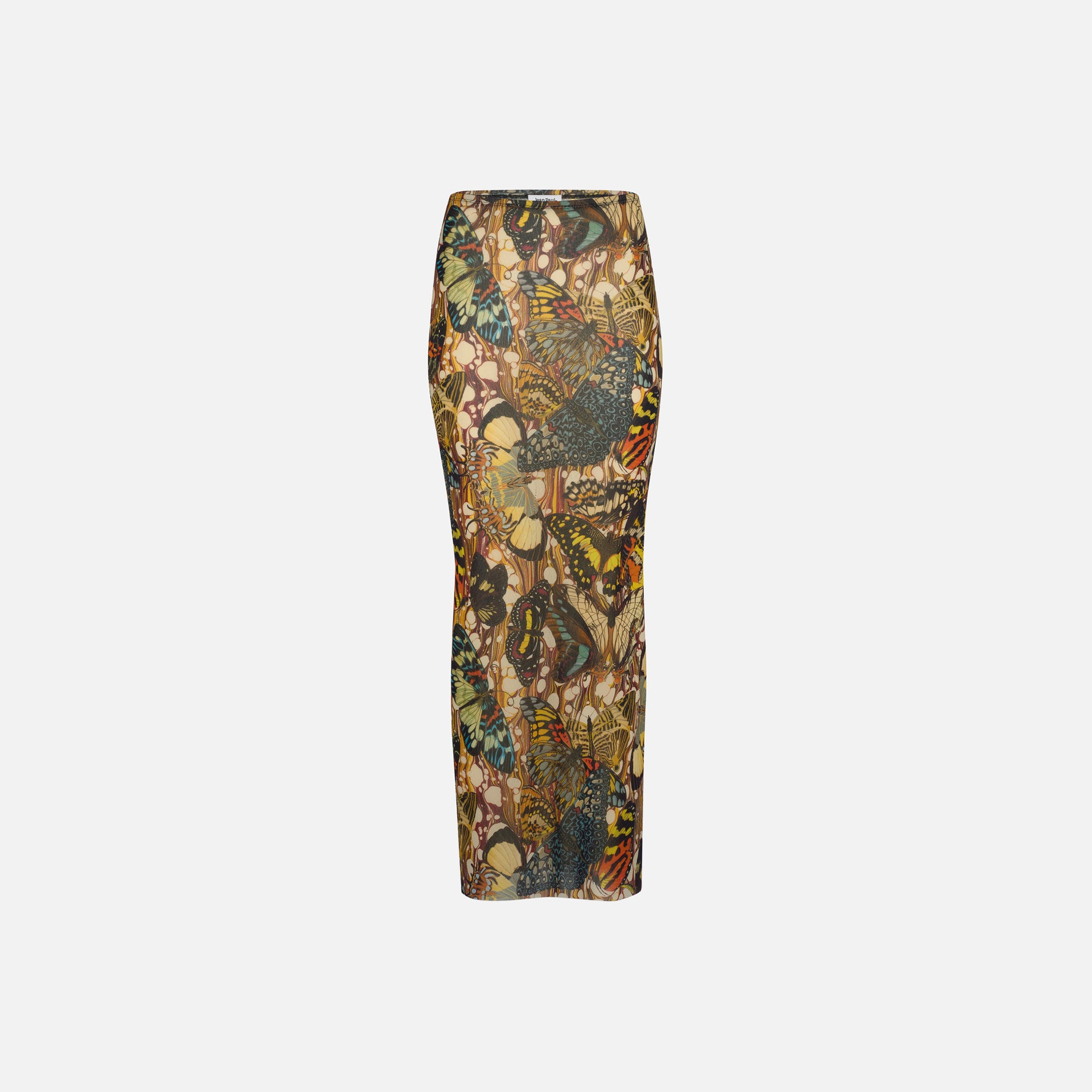 Jean Paul Gaultier Mesh Printed Skirt - Papillon