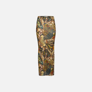 UrlfreezeShops Women Miles Pinstripe Pants - Ink Accessories Mesh Printed Skirt - Papillon