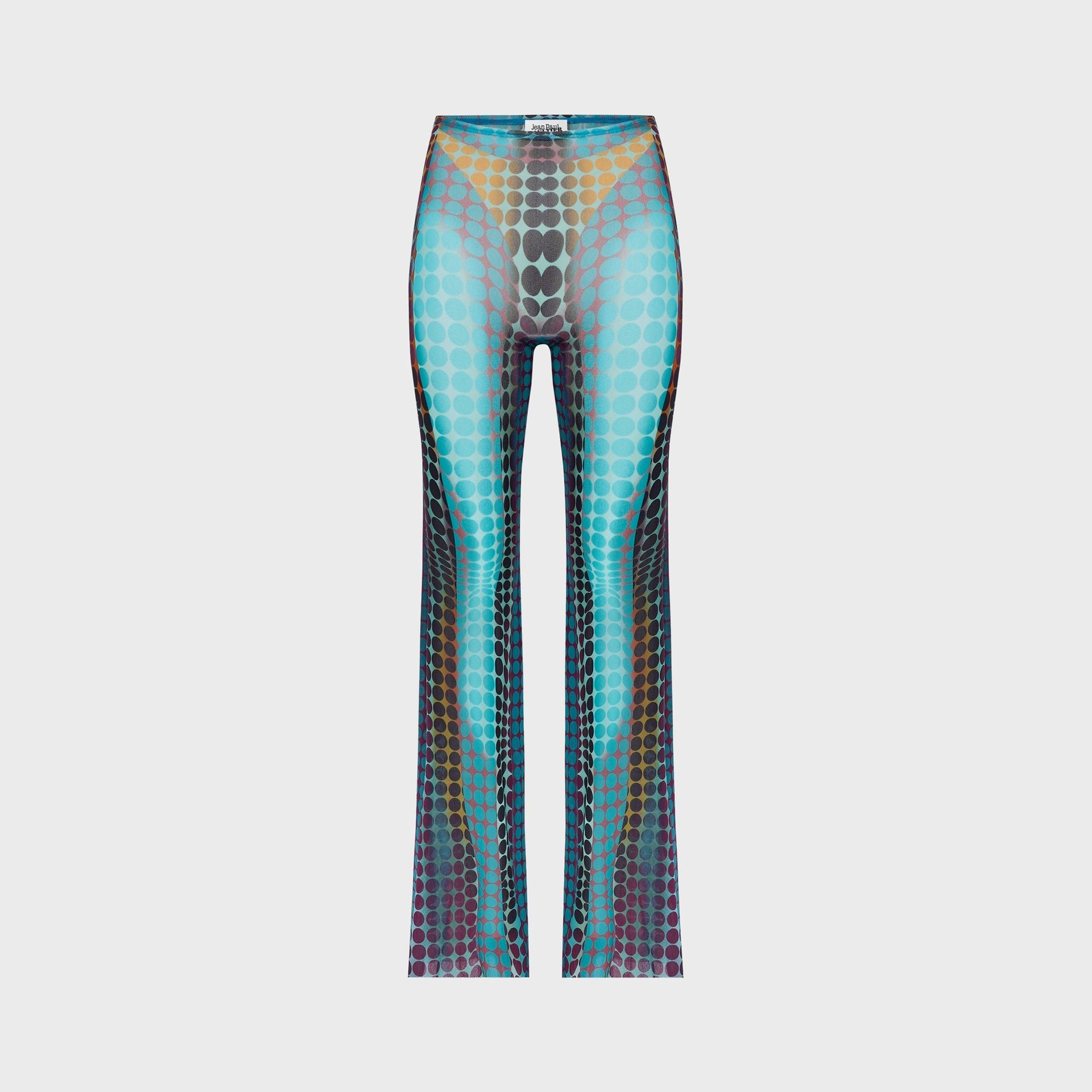 Jean Paul Gaultier Re-Edition Flare Trousers - Blue Multi