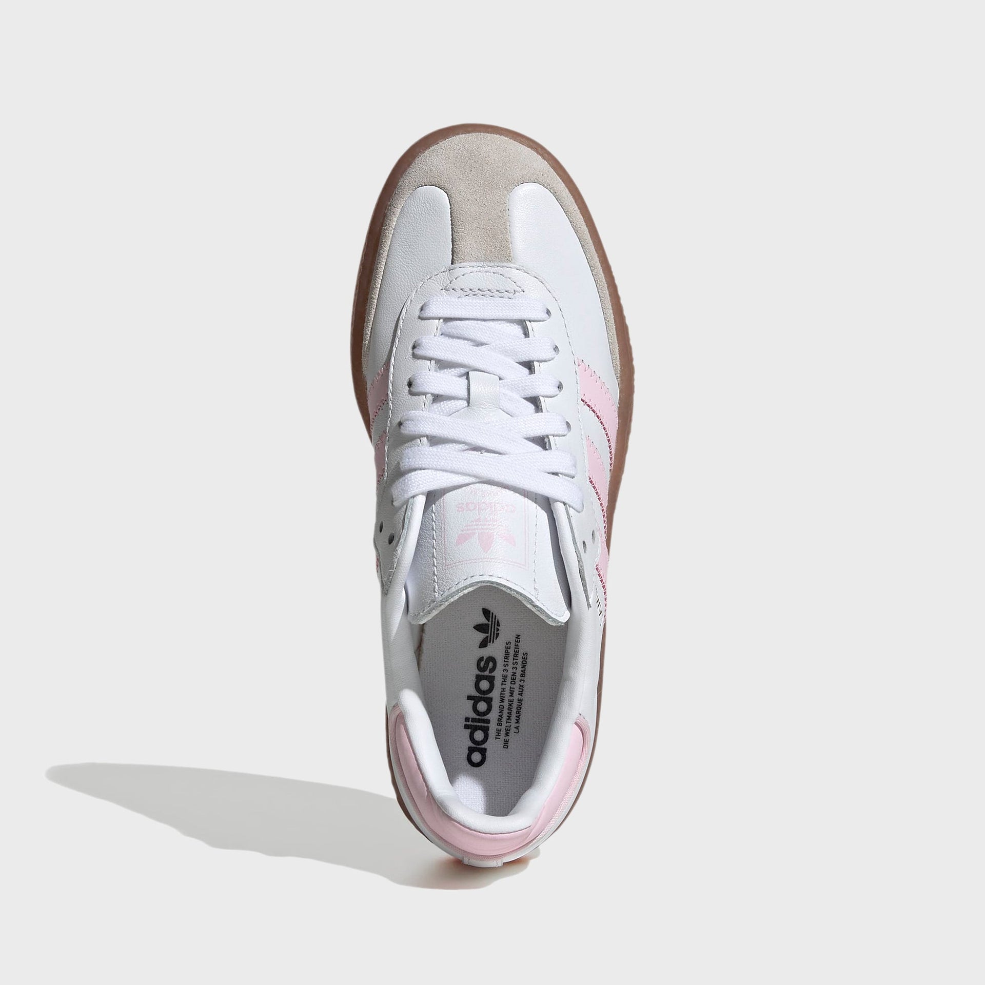 adidas Sambae J - Cloud White / Clear Pink / Gold Metallic