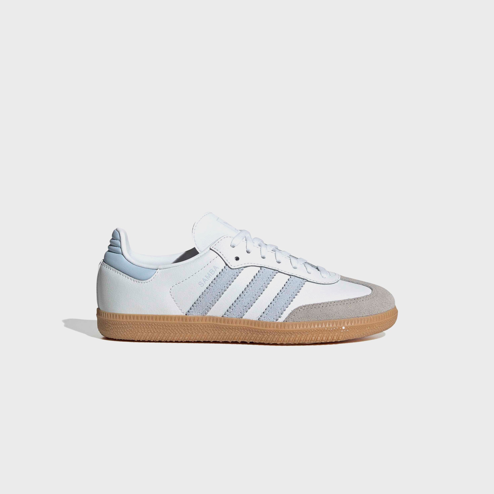 adidas GS Samba OG - Cloud White / Crystal Sky / Gum – Kith