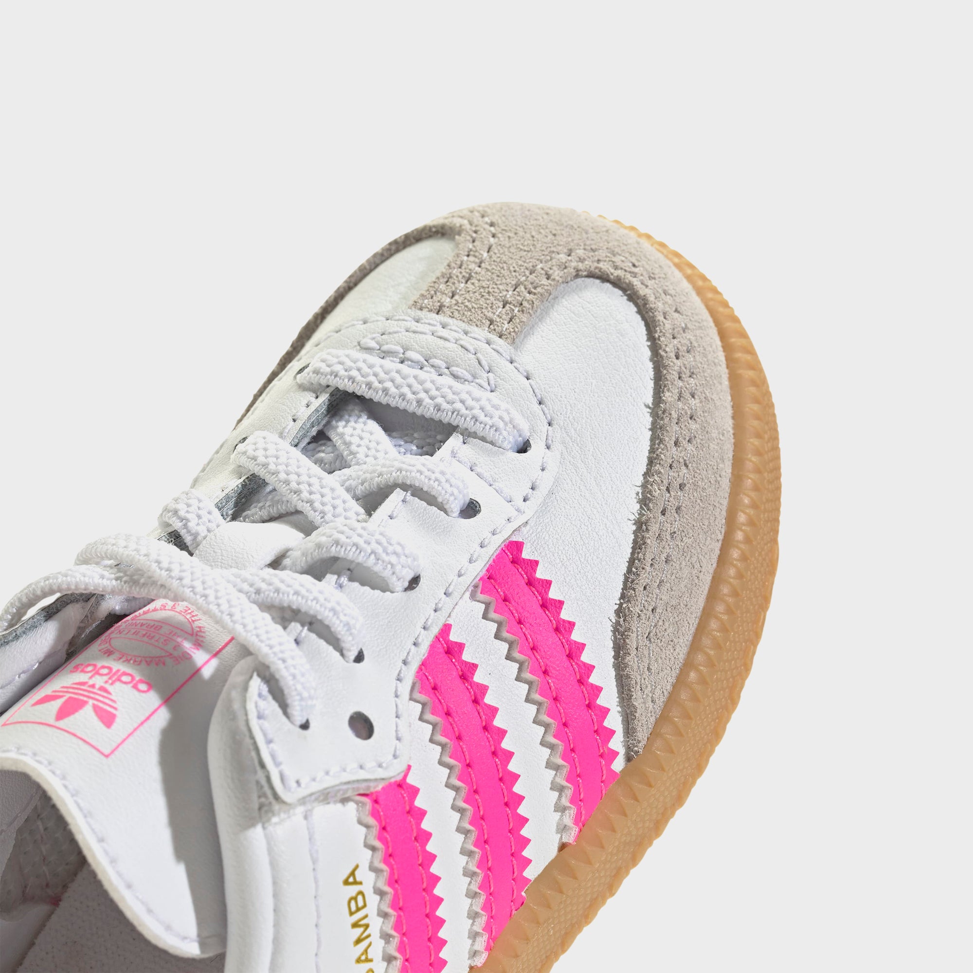 adidas Samba OG - White / Lucid Pink / Gum 3 – Kith