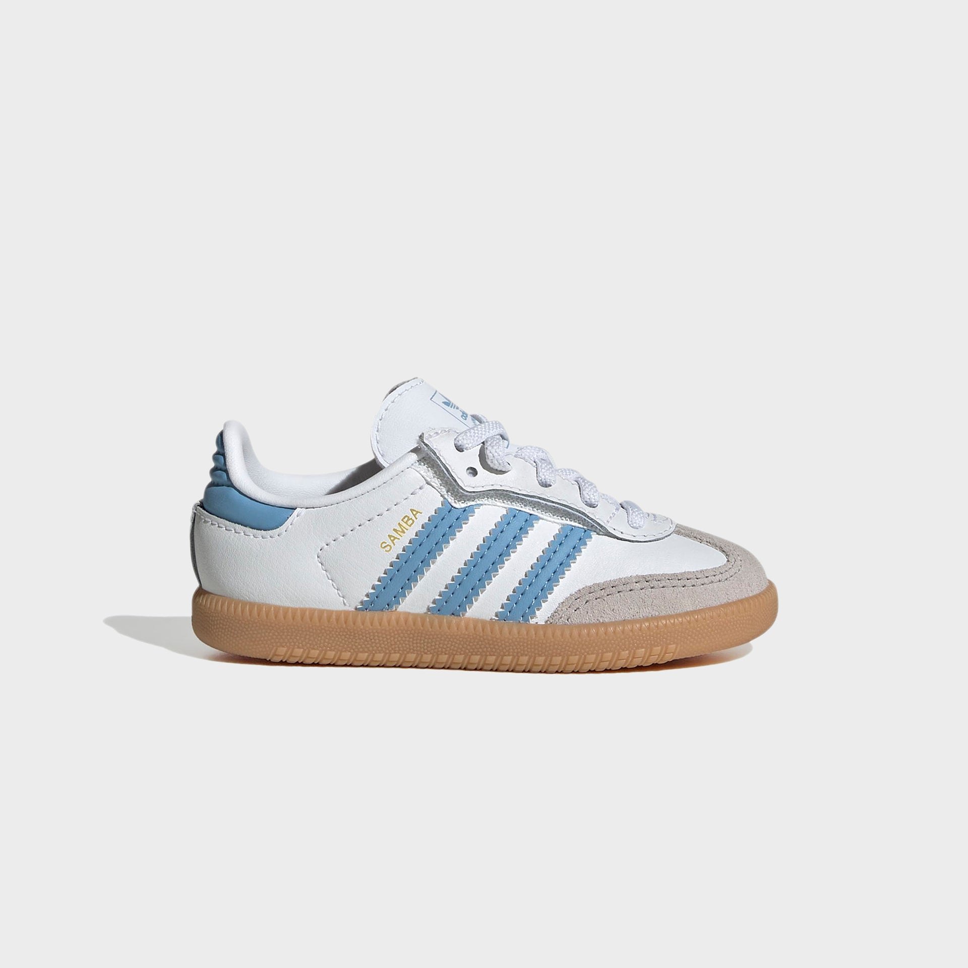 adidas TD Samba OG - White / Ash Blue / Gum 3