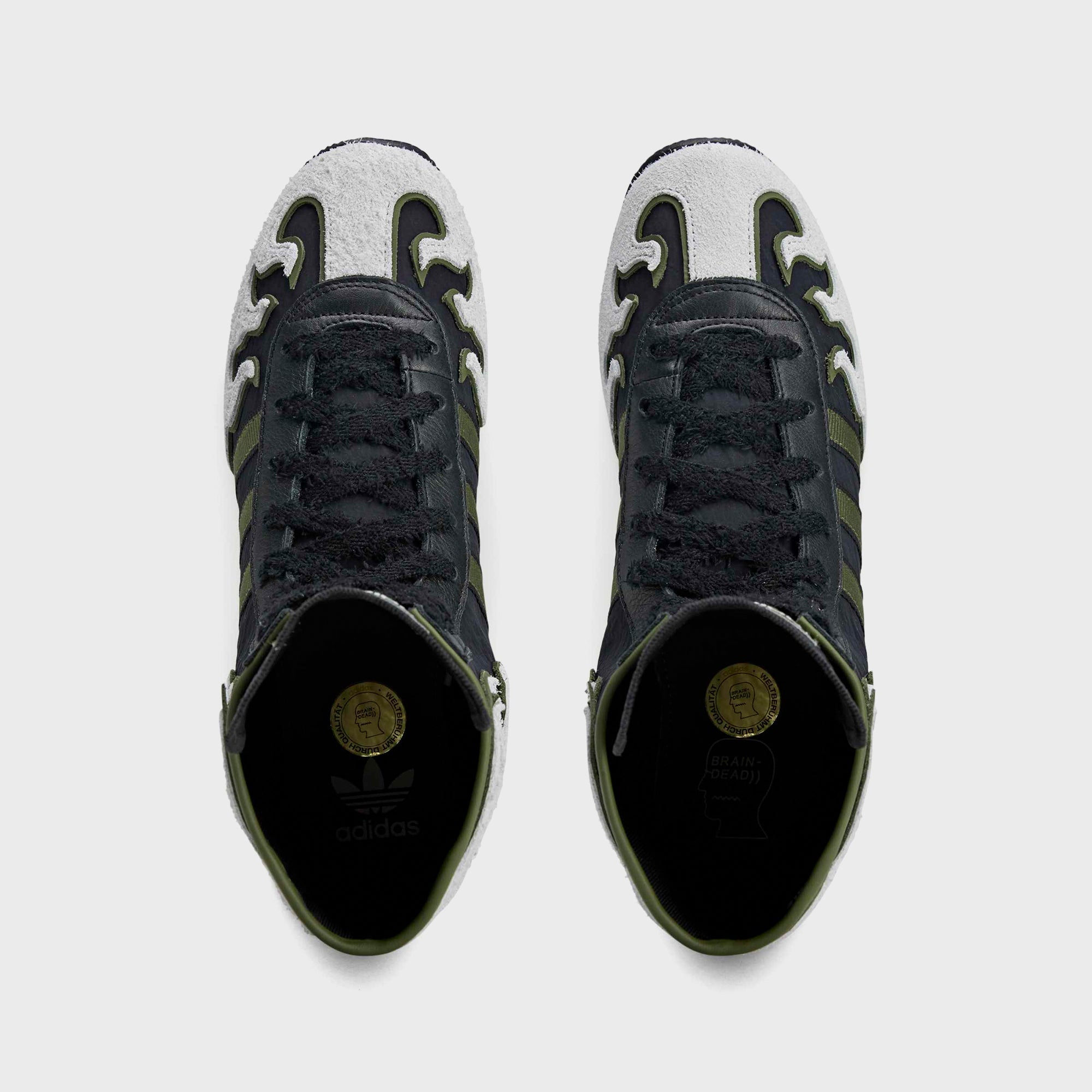 adidas x Brain Dead Japan Hi - Black / Crystal White / Gold