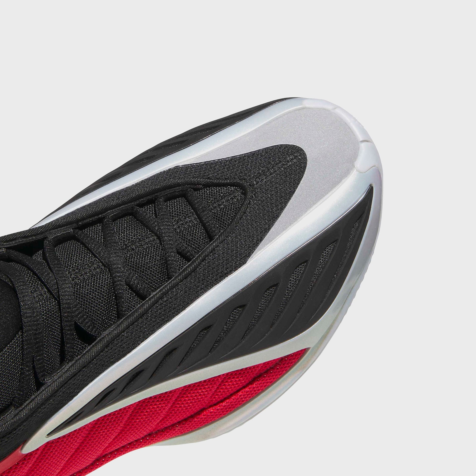 adidas x Anthony Edwards AE 2 - Silver Metallic / Pure Ruby / Core Black