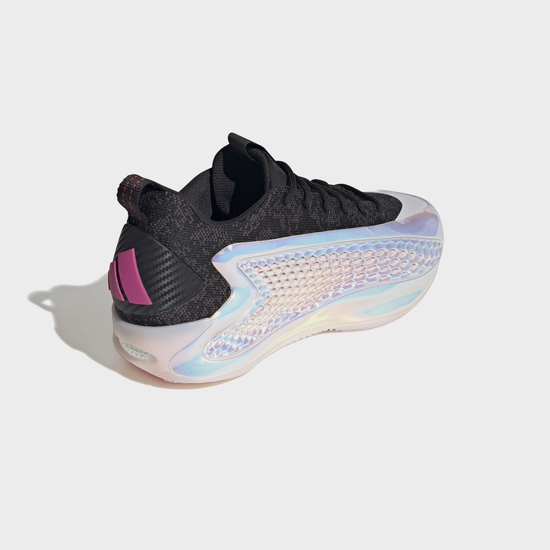 adidas Anthony Edwards 1 Low - Black / Almost Pink / Lucid Fuchsia