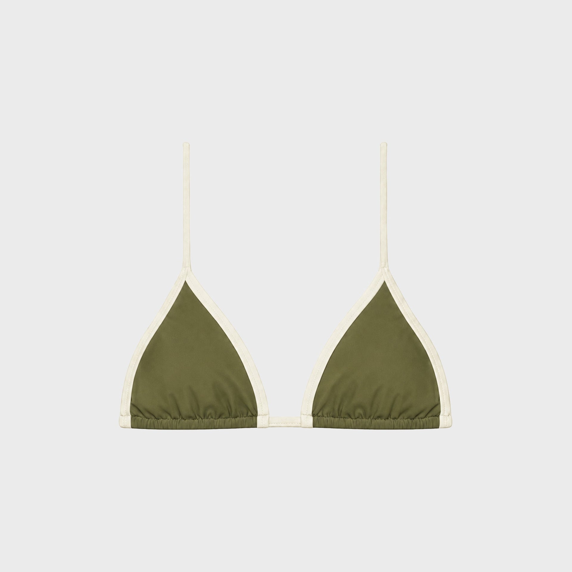 JADE Via Top - Olive / Ivory