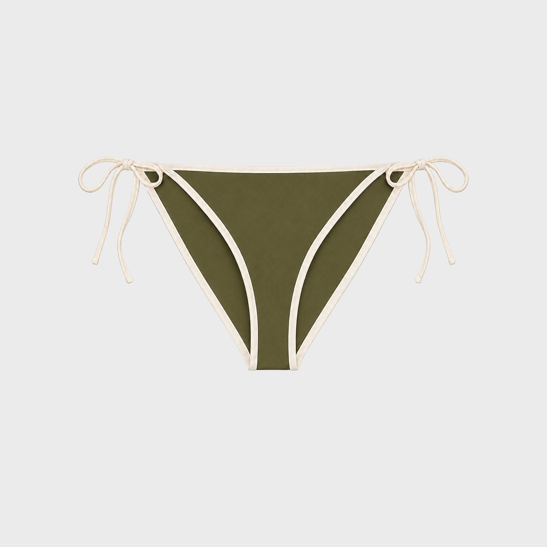 JADE Ties Bottom - Olive / Ivory